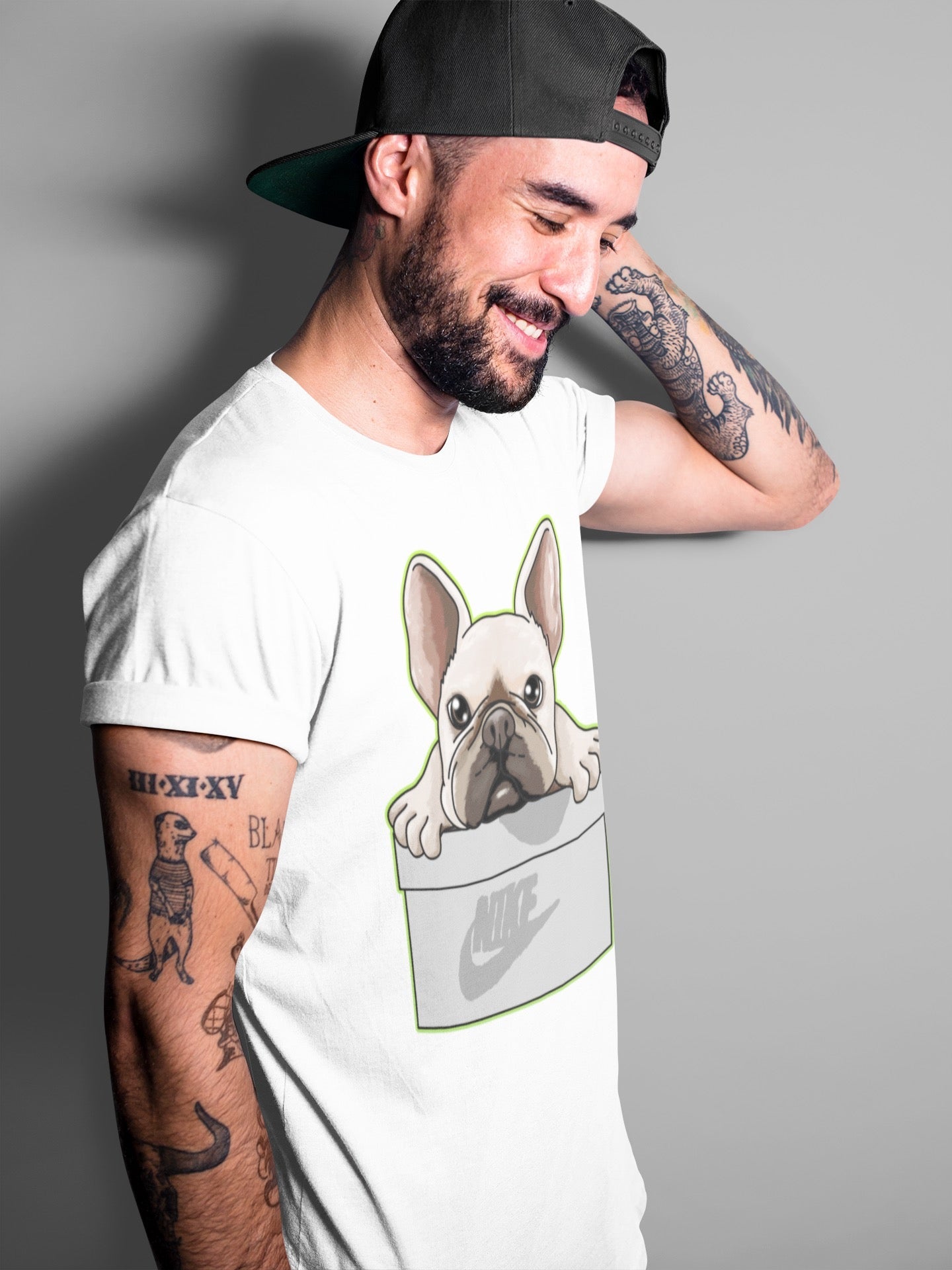 Jordan 5 Green Bean Sneaker Matching T-Shirt French Bulldog Sneaker Tees Jordan 5 Green Bean Sneaker Release Tees Crew Neck Tees