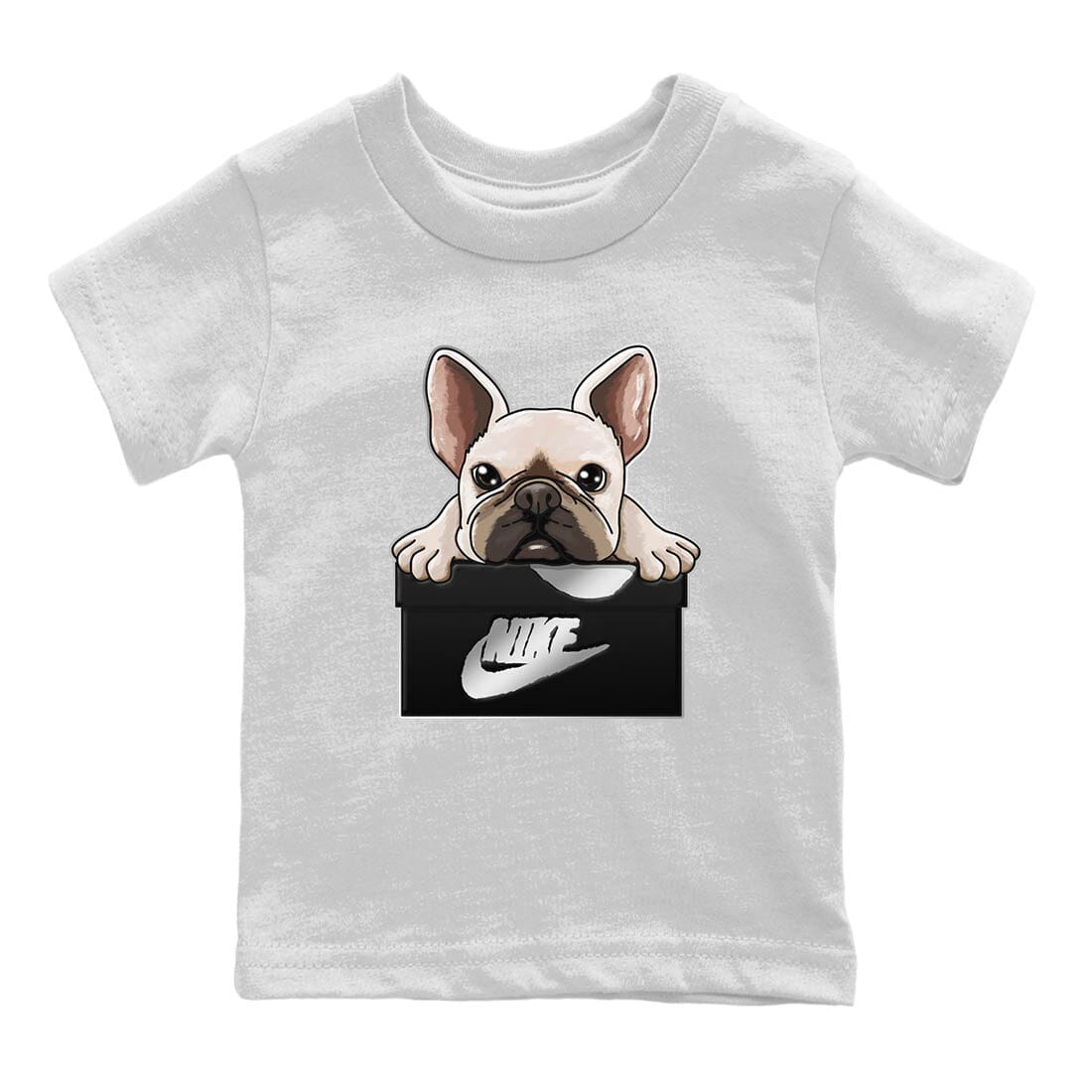 Jordan 6 Chrome Sneaker Matching T-Shirt French Bulldog Sneaker Tees Jordan 6 Chrome Sneaker Release Tees Kids Shirts