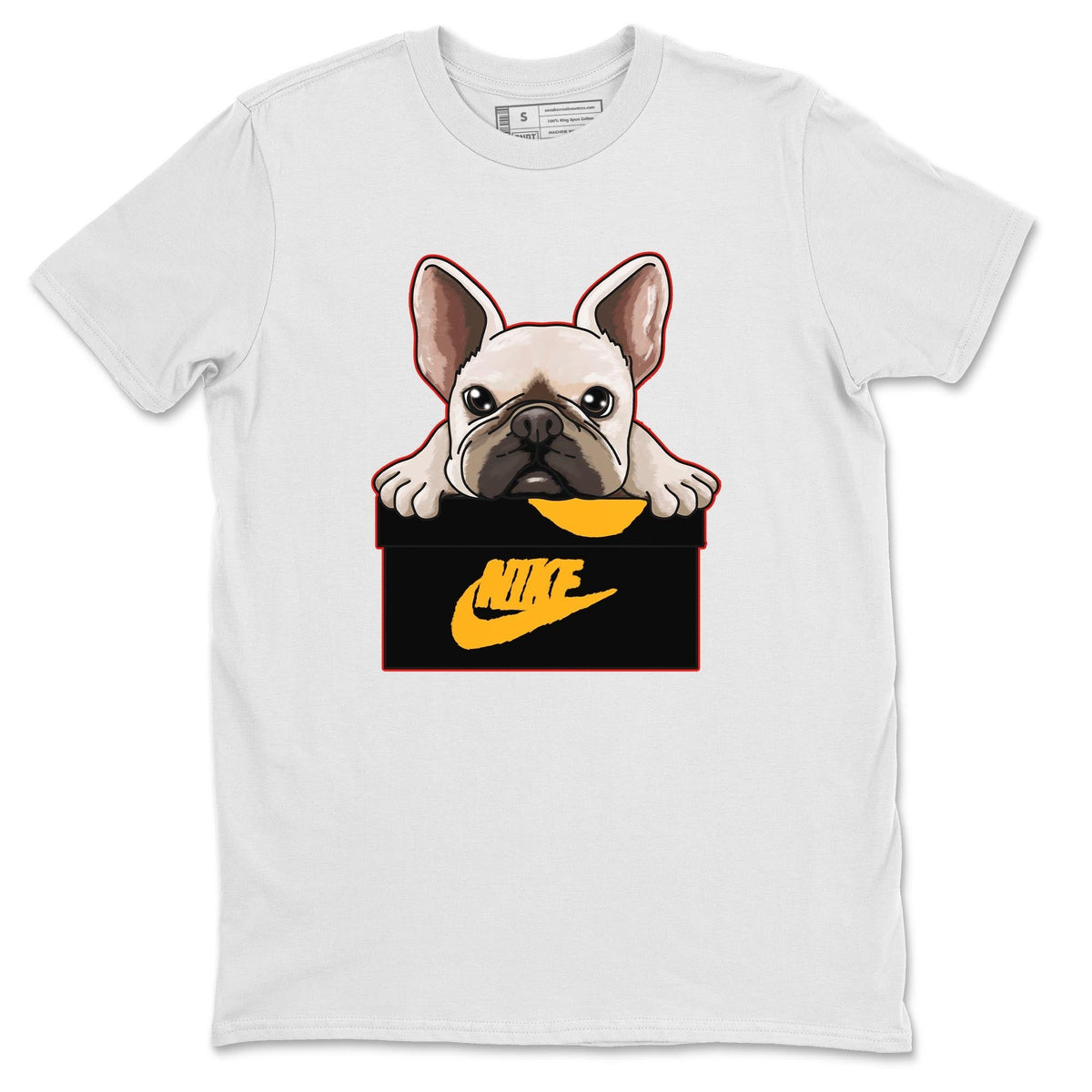 Jordan 7 Citrus Shirt To Match Jordans French Bulldog Sneaker Tees Jordan 7 Citrus Drip Gear Zone Sneaker Matching Clothing Unisex Shirts