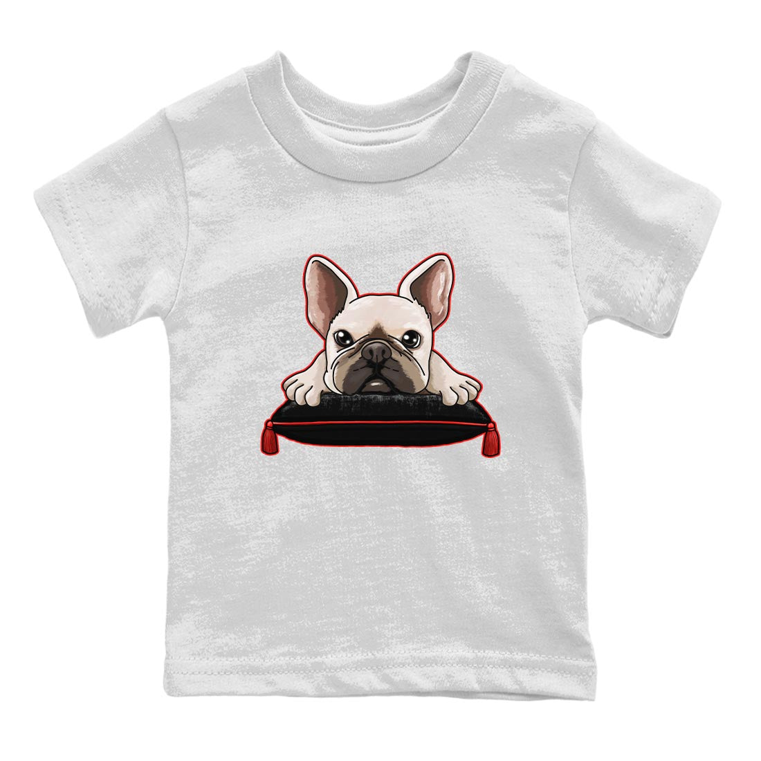 Yeezy 350 Bred shirt to match jordans French Bulldog Streetwear Sneaker Shirt Yeezy Boost 350 V2 Bred Drip Gear Zone Sneaker Matching Clothing Baby Toddler White 2 T-Shirt