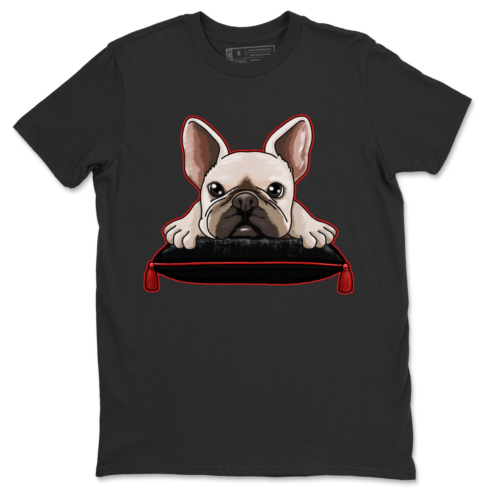 Yeezy 350 Bred shirt to match jordans French Bulldog Streetwear Sneaker Shirt Yeezy Boost 350 V2 Bred Drip Gear Zone Sneaker Matching Clothing Unisex Black 2 T-Shirt
