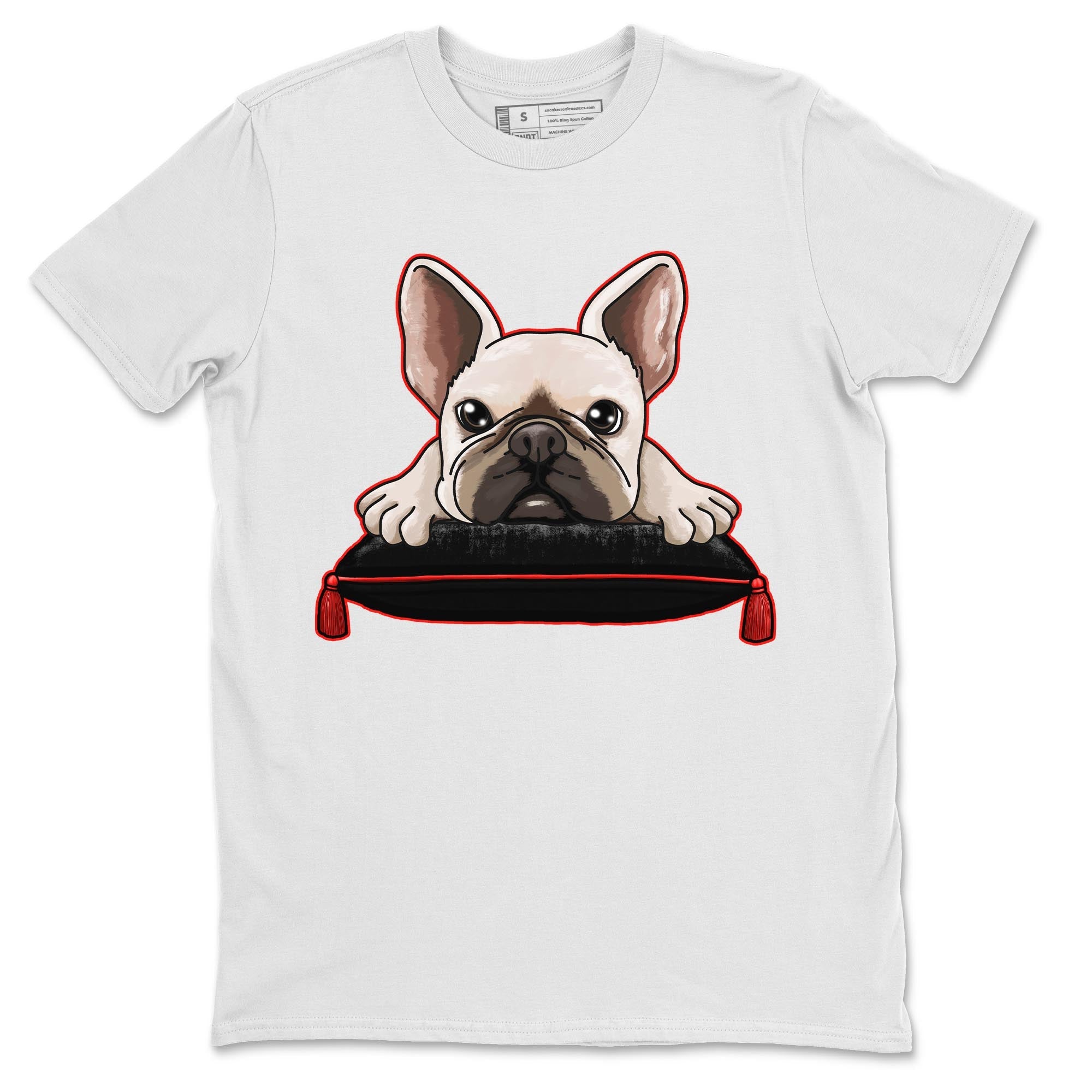 Yeezy 350 Bred shirt to match jordans French Bulldog Streetwear Sneaker Shirt Yeezy Boost 350 V2 Bred Drip Gear Zone Sneaker Matching Clothing Unisex White 2 T-Shirt