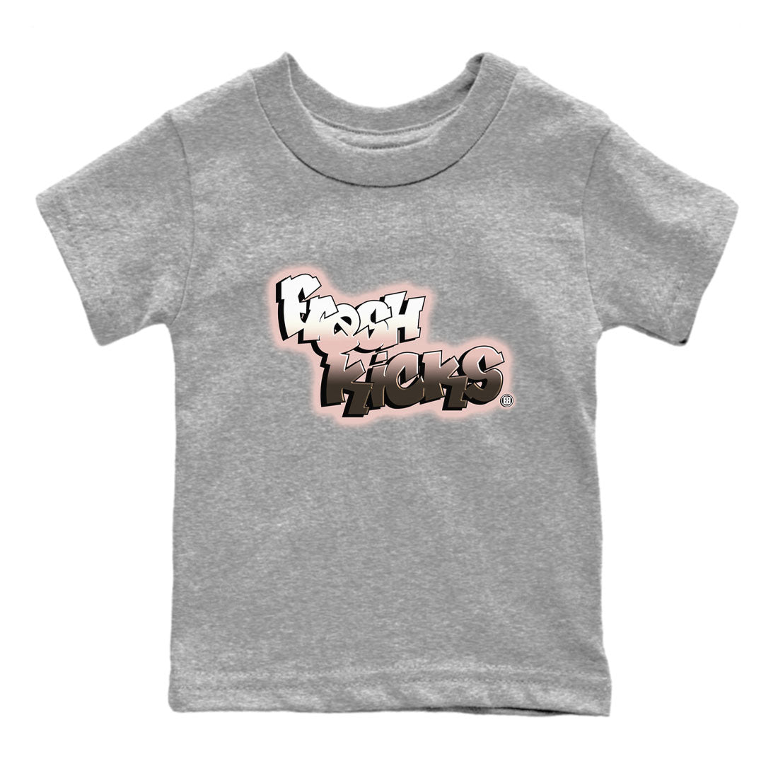 11s Neapolitan sneaker shirt to match jordans Fresh Kicks sneaker matching t-shirts and clothing Air Jordan 11 Neapolitan Drip Gear Zone Sneaker Matching Clothing Brand Baby Toddler Heather Grey 2 T-Shirt
