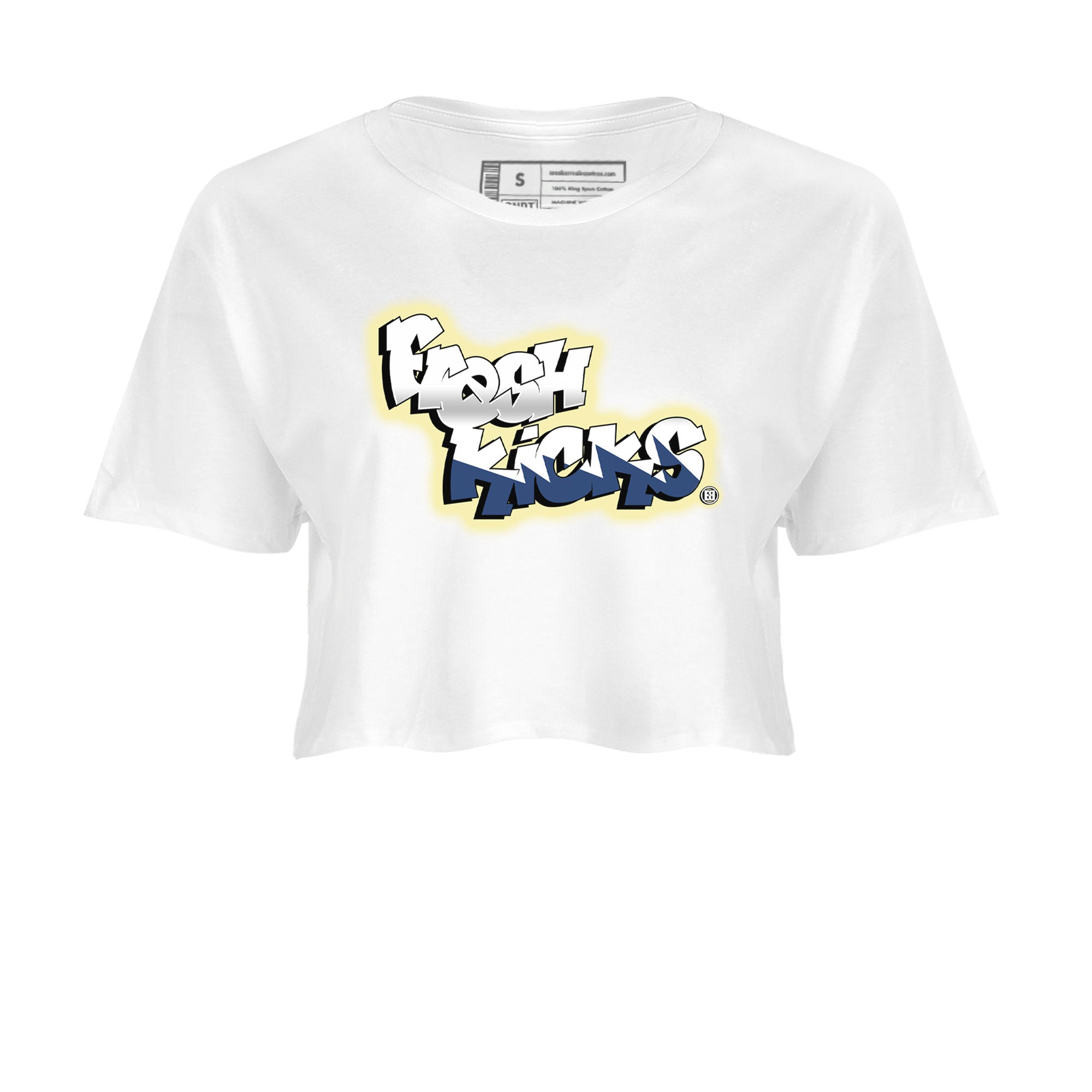 Air Jordan 5 A Ma Maniere x Photon Dust shirt to match jordans Fresh Kicks sneaker tees Air Jordan 5 x A Ma Maniere "Dawn" Drip Gear Zone Streetwear Brand Sneaker Matching Clothing Brand White 2 Crop T-Shirt