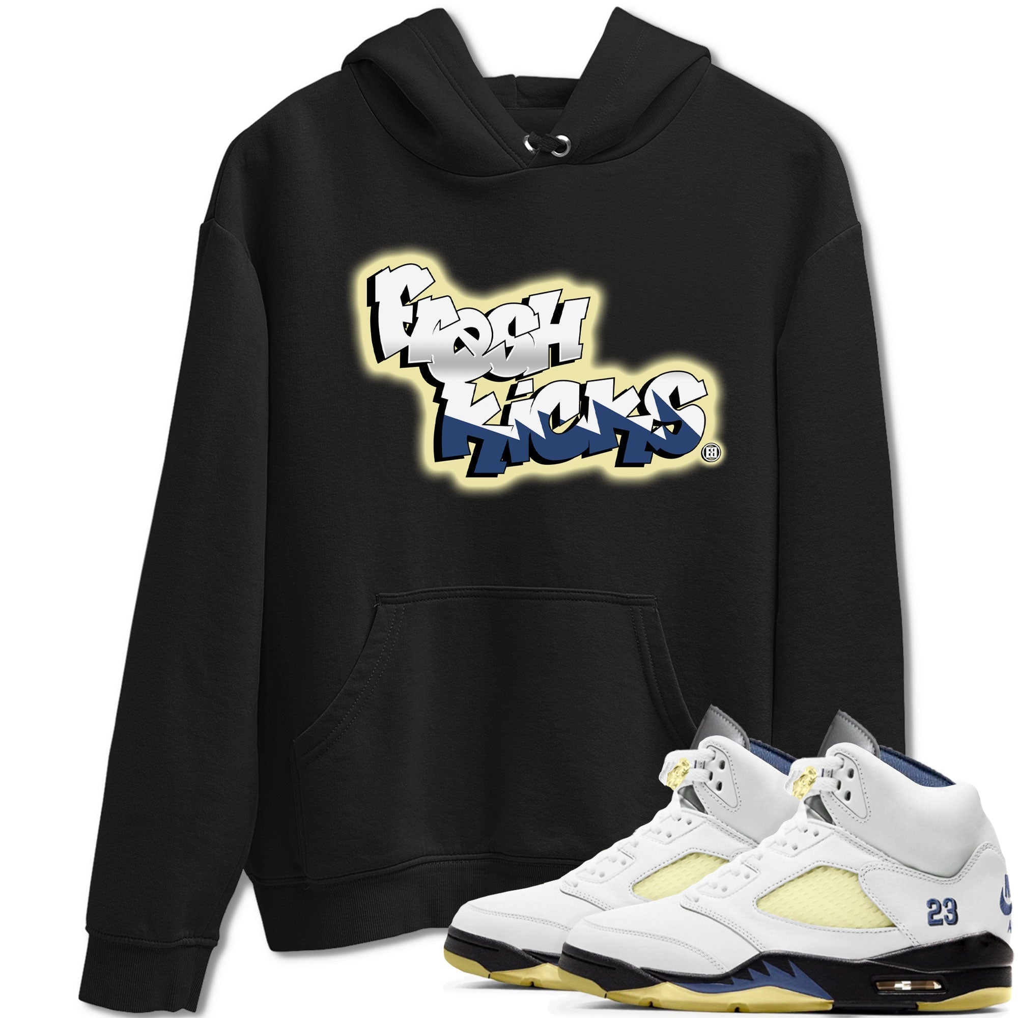 Air Jordan 5 A Ma Maniere x Photon Dust shirt to match jordans Fresh Kicks sneaker tees Air Jordan 5 x A Ma Maniere "Dawn" Drip Gear Zone Streetwear Brand Sneaker Matching Clothing Brand Unisex Sneaker Tee Black 1 T-Shirt