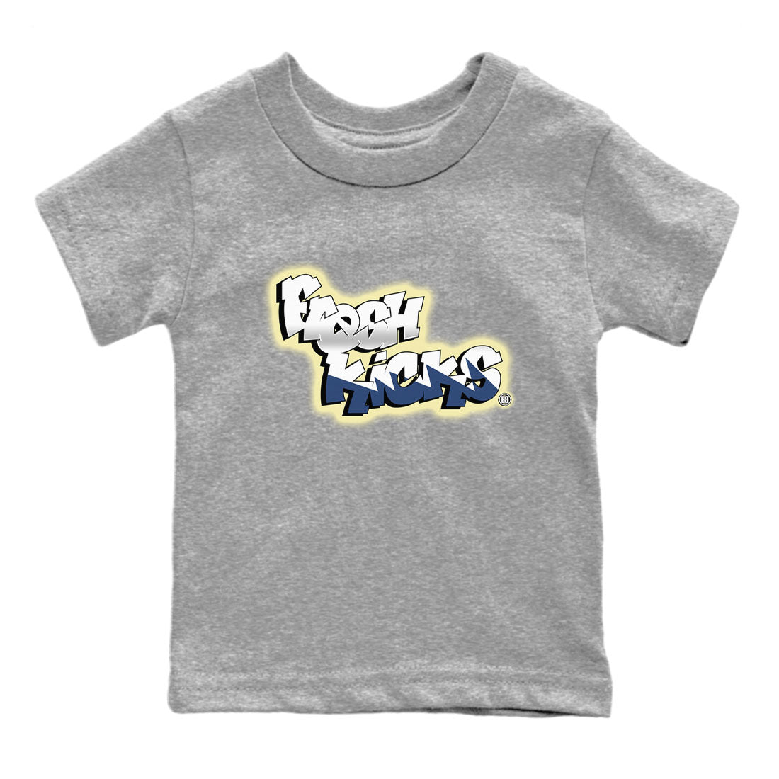 Air Jordan 5 A Ma Maniere x Photon Dust shirt to match jordans Fresh Kicks sneaker tees Air Jordan 5 x A Ma Maniere "Dawn" Drip Gear Zone Streetwear Brand Sneaker Matching Clothing Brand Baby Toddler Heather Grey 2 T-Shirt