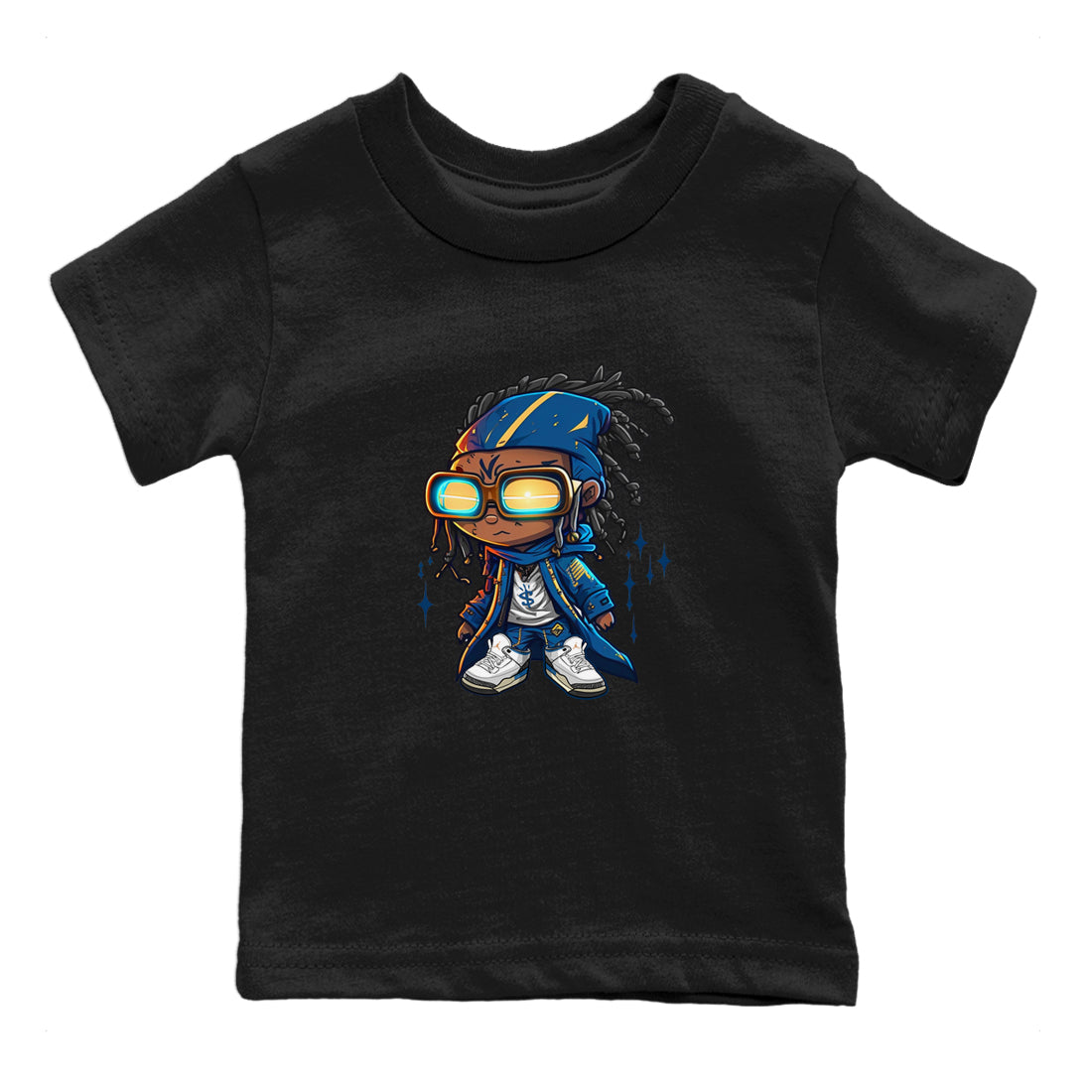  Sneaker Match Tees Future Wizard Streetwear Sneaker Shirt Air Jordan 3 Retro Wizards Sneake T-Shirt Kids Shirts White 2