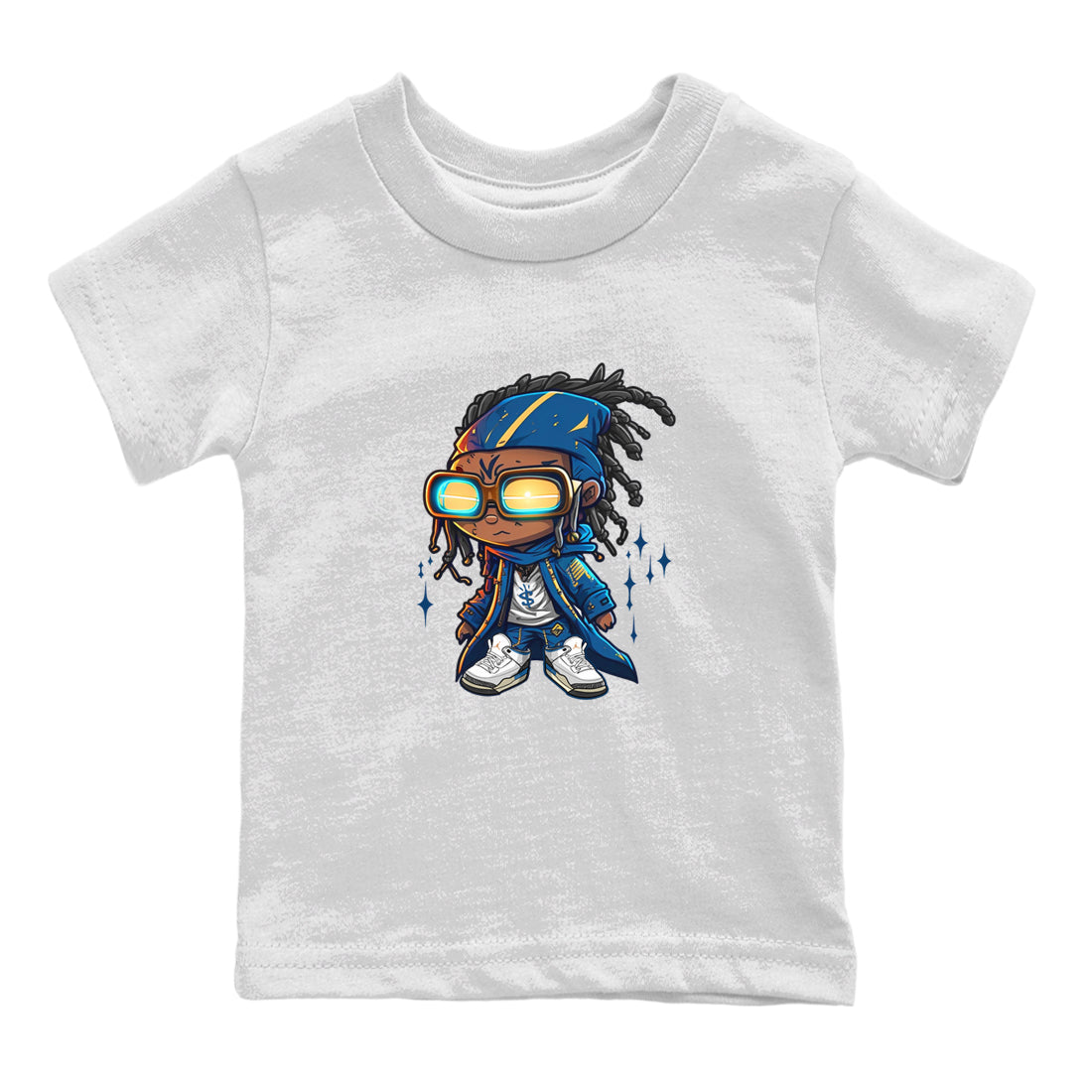  Sneaker Match Tees Future Wizard Streetwear Sneaker Shirt Air Jordan 3 Retro Wizards Sneake T-Shirt Kids Shirts Black 2