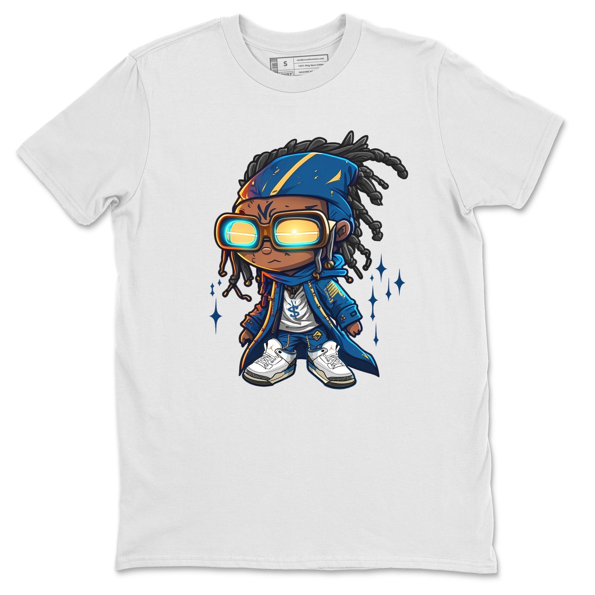  Sneaker Match Tees Future Wizard Streetwear Sneaker Shirt Air Jordan 3 Retro Wizards Sneake T-Shirt Unisex Shirts Black 1