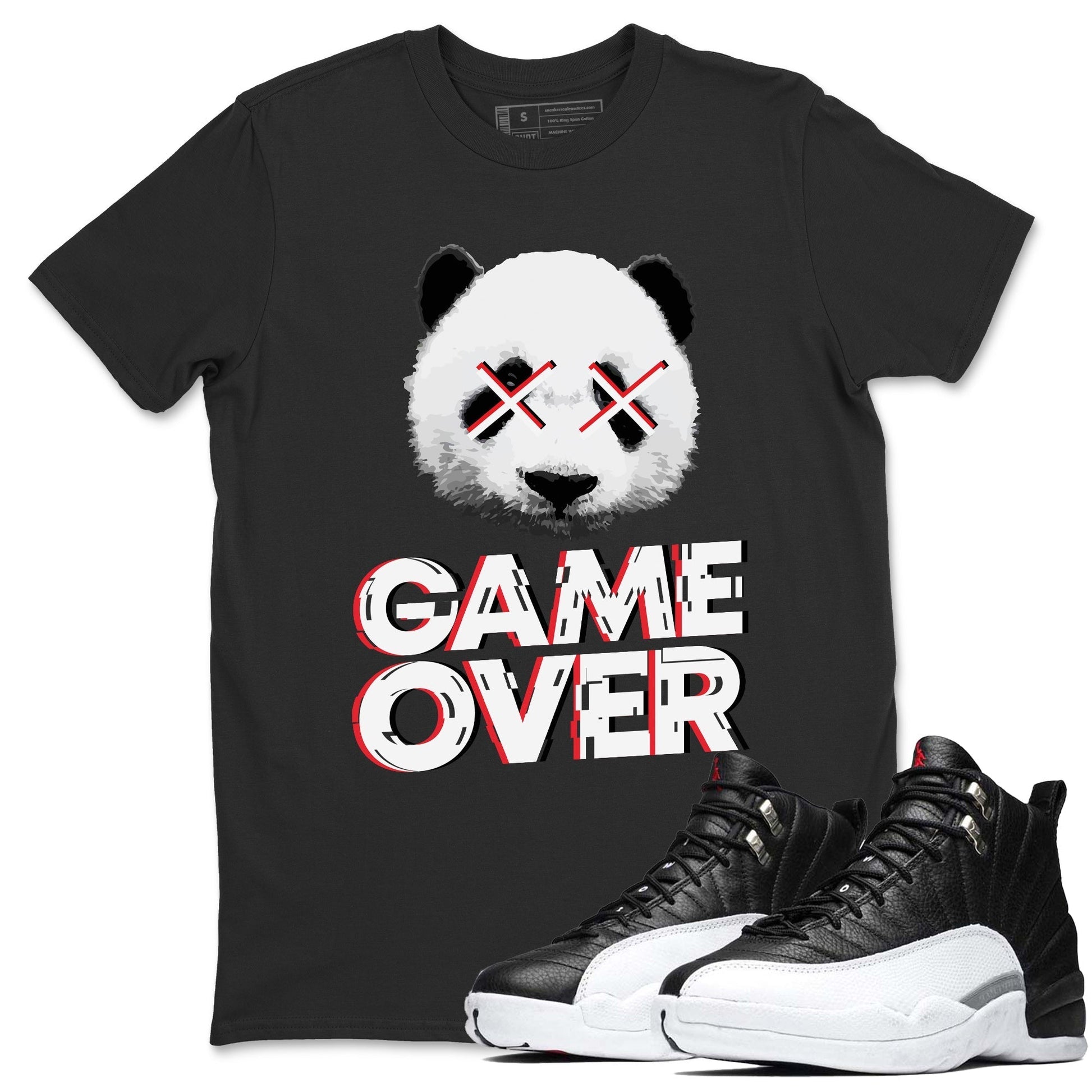 Jordan 12 Playoffs Sneaker Tees Drip Gear Zone Game Over Sneaker Tees Jordan 12 Playoffs Shirt Unisex Shirts
