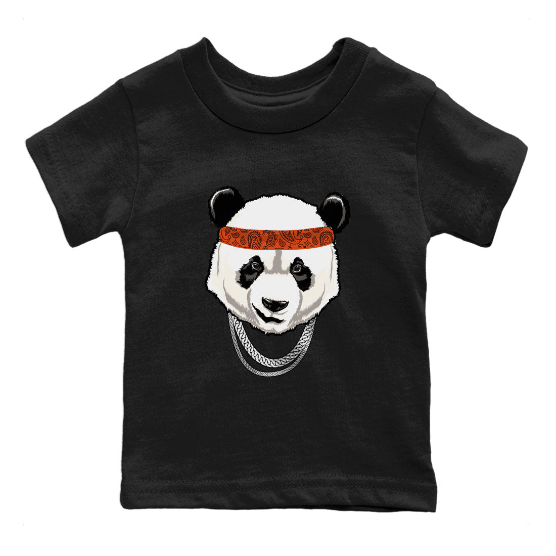 Nike Dunk Low Red Panda shirt to match jordans Gangster Panda sneaker tees Dunk Red Panda Drip Gear Zone Sneaker T-Shirts Youth and Baby Black 2 T-Shirt