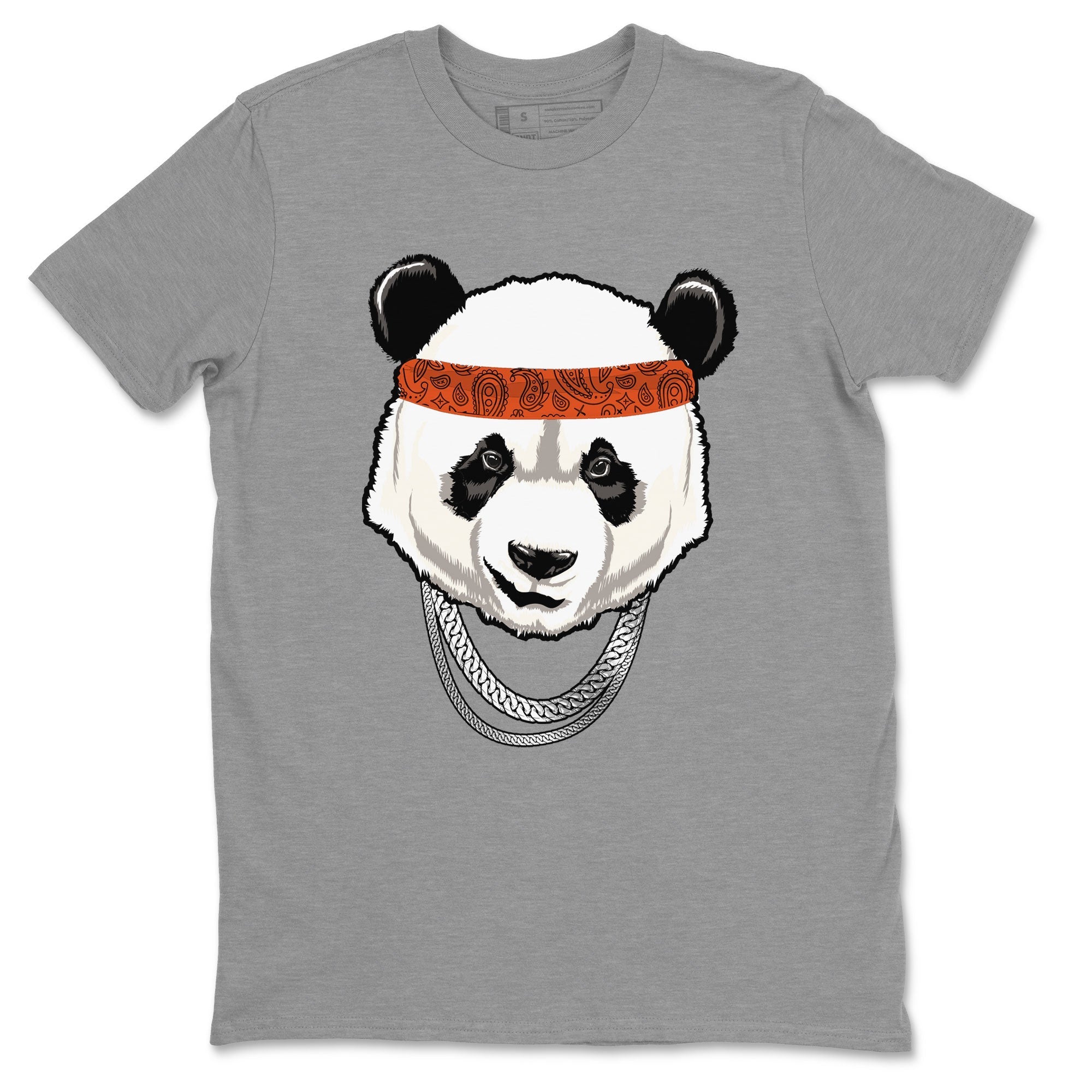 Nike Dunk Low Red Panda shirt to match jordans Gangster Panda sneaker tees Dunk Red Panda Drip Gear Zone Sneaker T-Shirts Crew Neck Casual Fit Heather Grey 2 T-Shirt