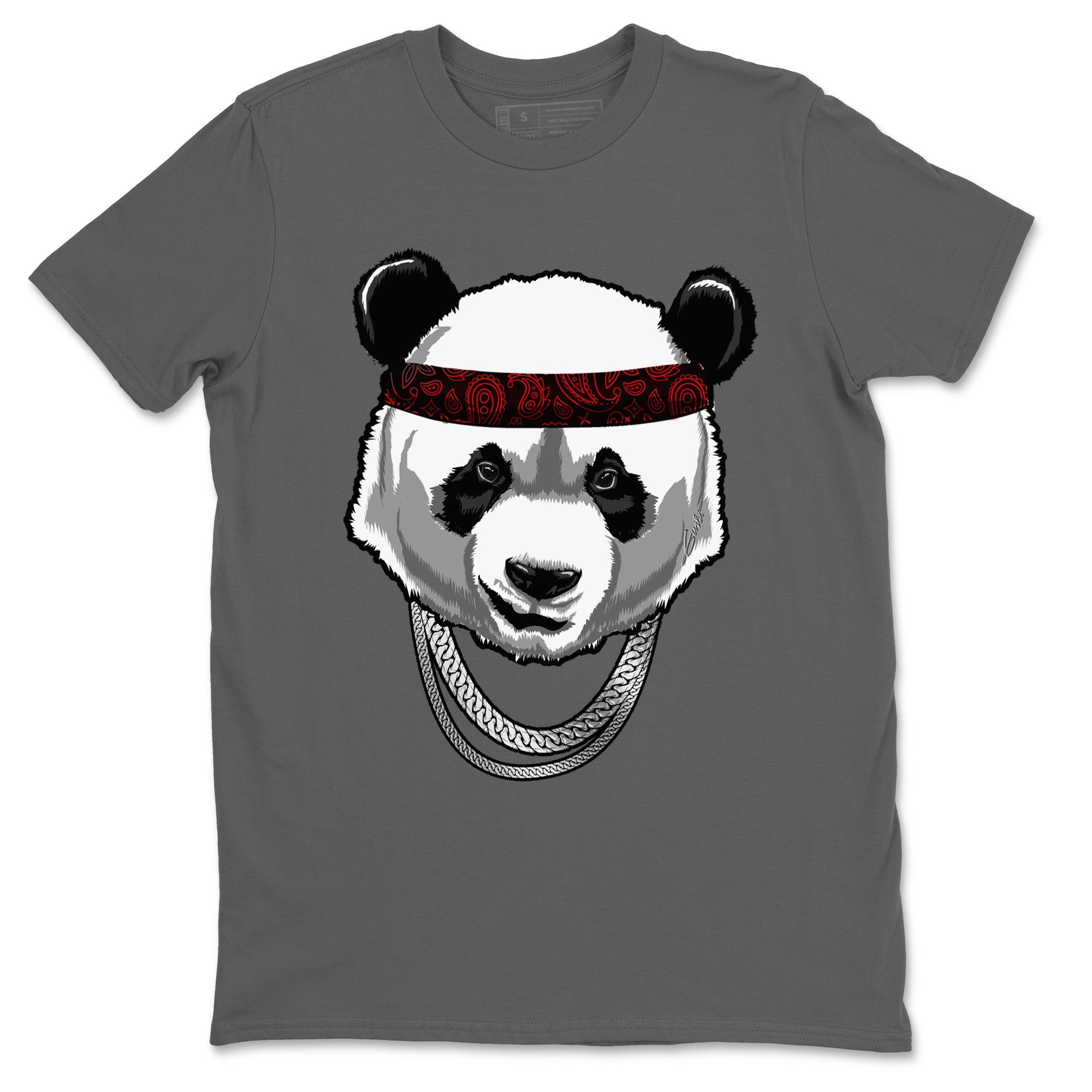 Jordan 4 Black Canvas Sneaker Matching T-Shirt Gangster Panda Sneaker Tees Jordan 4 Black Canvas Sneaker Release Tees Crew Neck Tees