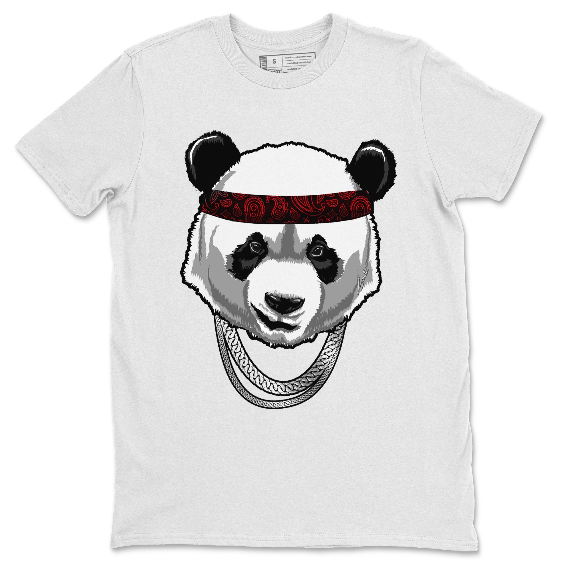 Jordan 4 Black Canvas Sneaker Matching T-Shirt Gangster Panda Sneaker Tees Jordan 4 Black Canvas Sneaker Release Tees Crew Neck Tees