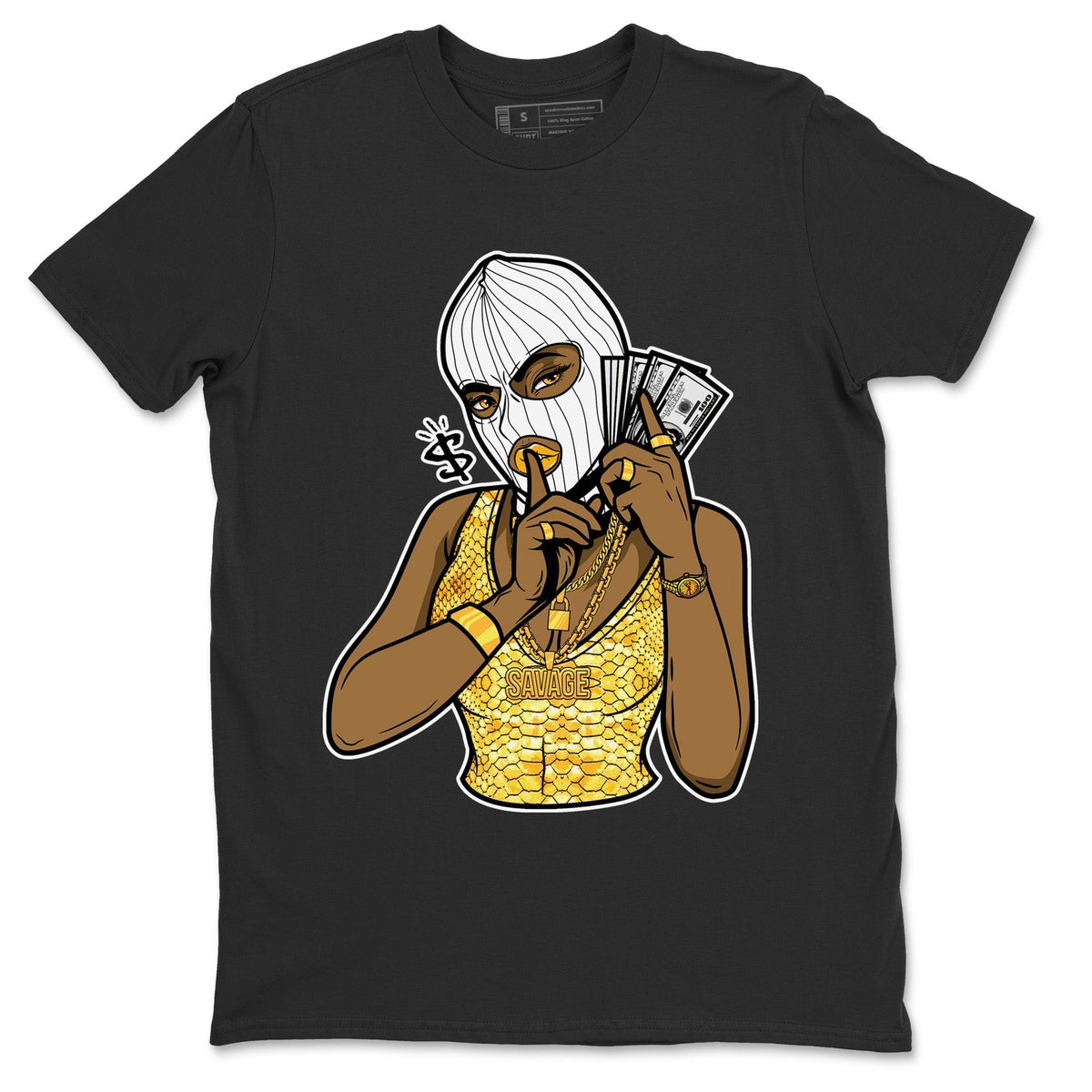 Jordan 11 Yellow Python Sneaker Matching T-Shirt Gangster Women Sneaker Tees Jordan 11 Yellow Python Sneaker Release Tees Crew Neck Tees
