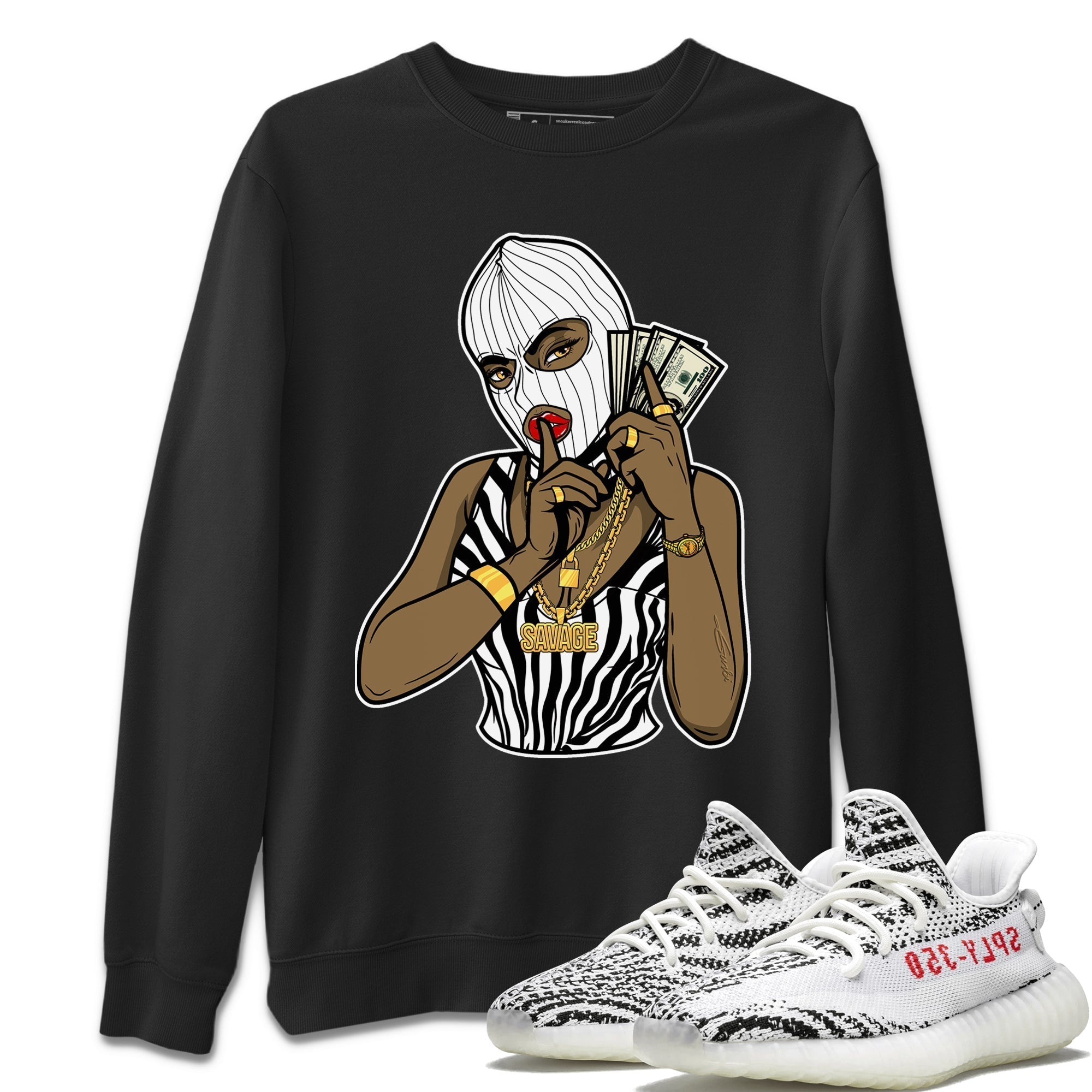 Yeezy 350 Zebra Shirt To Match Jordans Gangster Women Sneaker Tees Yeezy 350 Zebra Drip Gear Zone Sneaker Matching Clothing Unisex Shirts