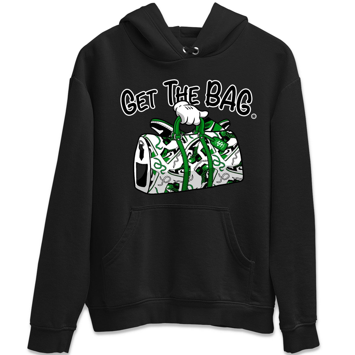 Air Jordan 1 Celtics Shirt To Match Jordans Get The Bag Sneaker Tees Air Jordan 1 Retro Celtics Drip Gear Zone Sneaker Matching Clothing Unisex Shirts Black 2