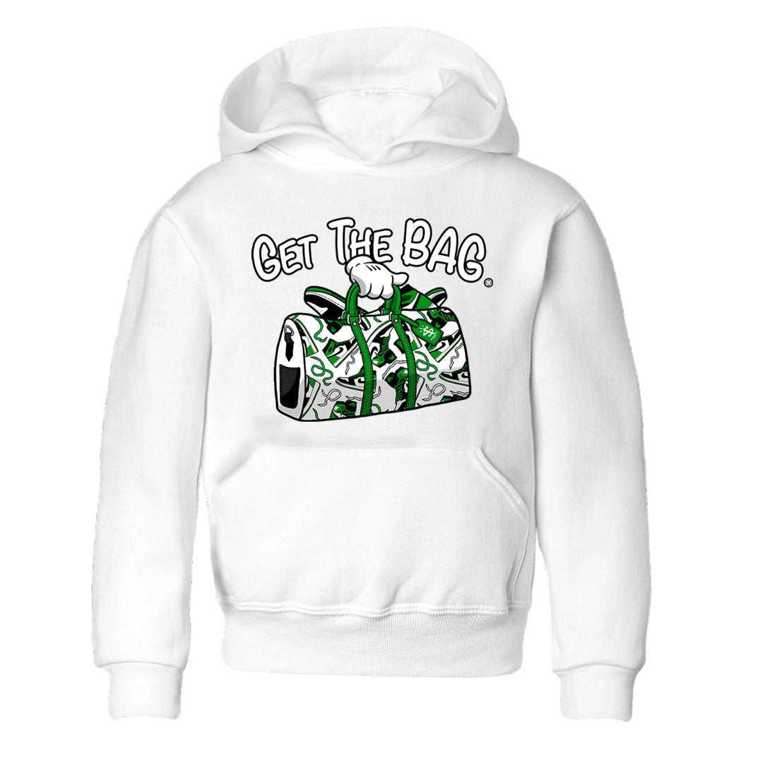 Air Jordan 1 Celtics Shirt To Match Jordans Get The Bag Sneaker Tees Air Jordan 1 Retro Celtics Drip Gear Zone Sneaker Matching Clothing Kids Shirts White 2
