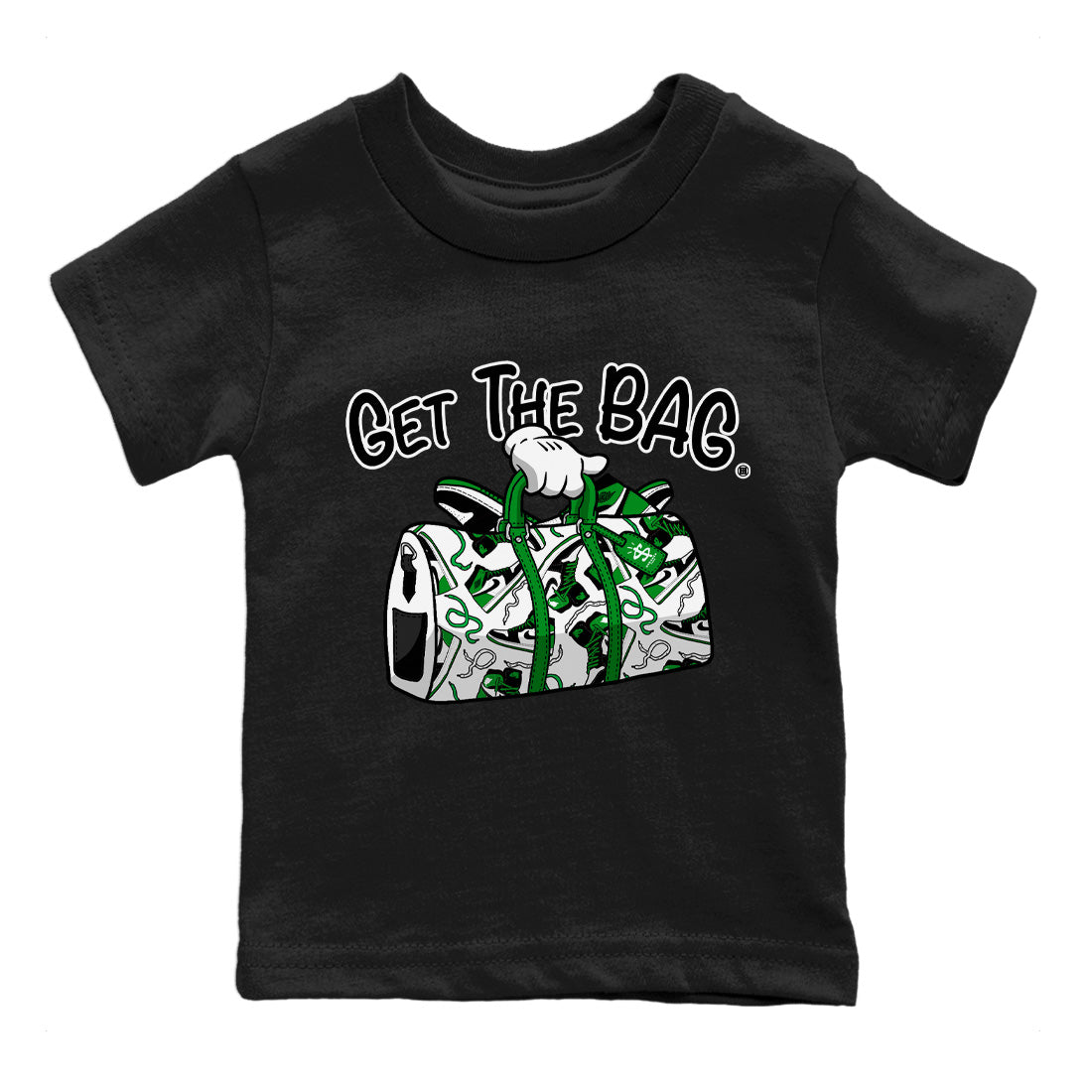 Get The Bag Youth T-Shirt - Air Jordan 1 Celtics