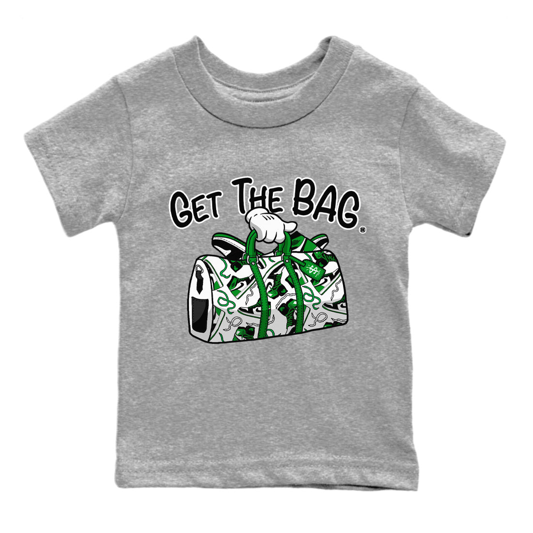 Get The Bag Youth T-Shirt - Air Jordan 1 Celtics