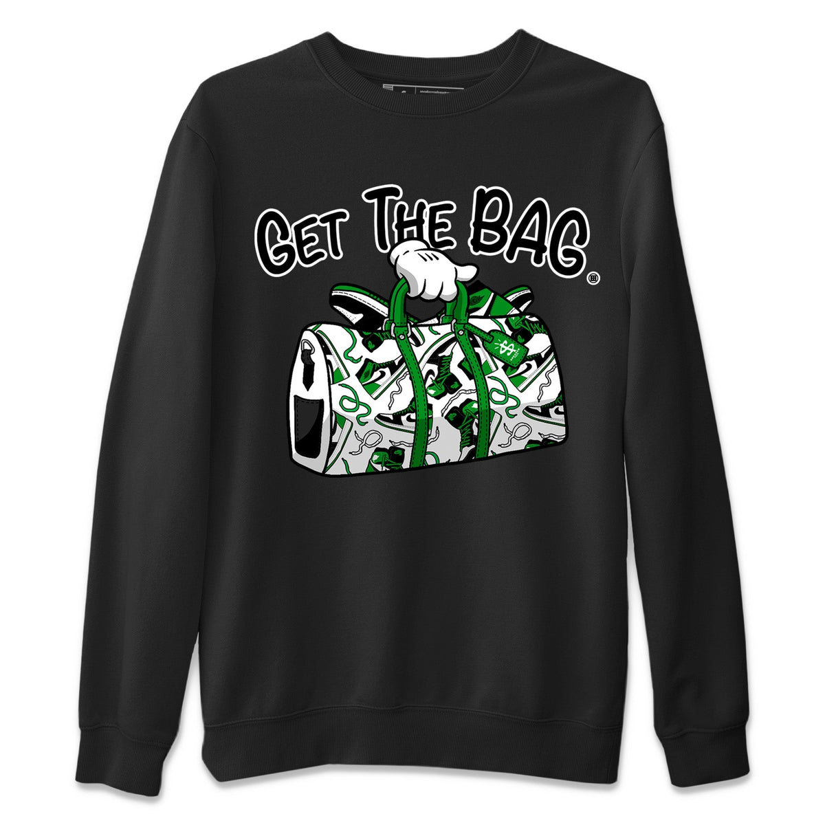 Air Jordan 1 Celtics Shirt To Match Jordans Get The Bag Sneaker Tees Air Jordan 1 Retro Celtics Drip Gear Zone Sneaker Matching Clothing Unisex Shirts Black 2