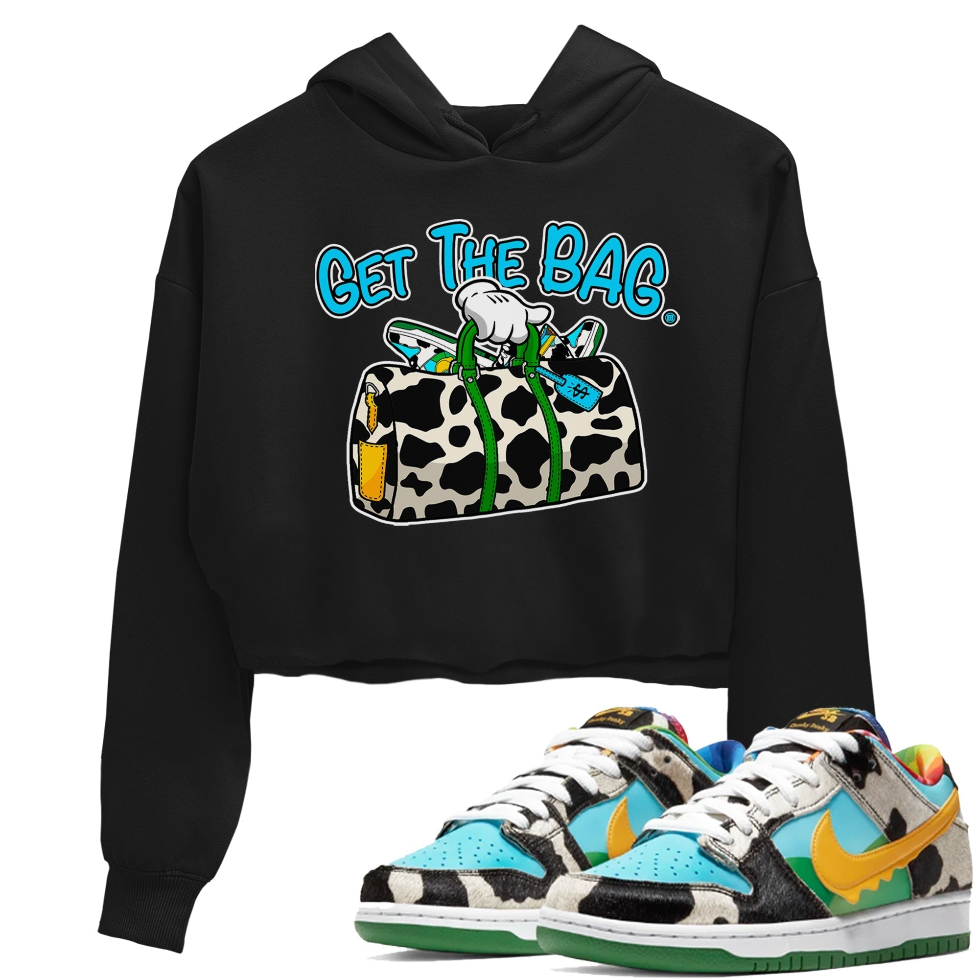 Dunk Chunky Dunky Tee Get The Bag Streetwear Sneaker Shirt Dunk Chunky Dunky Sneaker Release Tees Women's Shirts Black 1