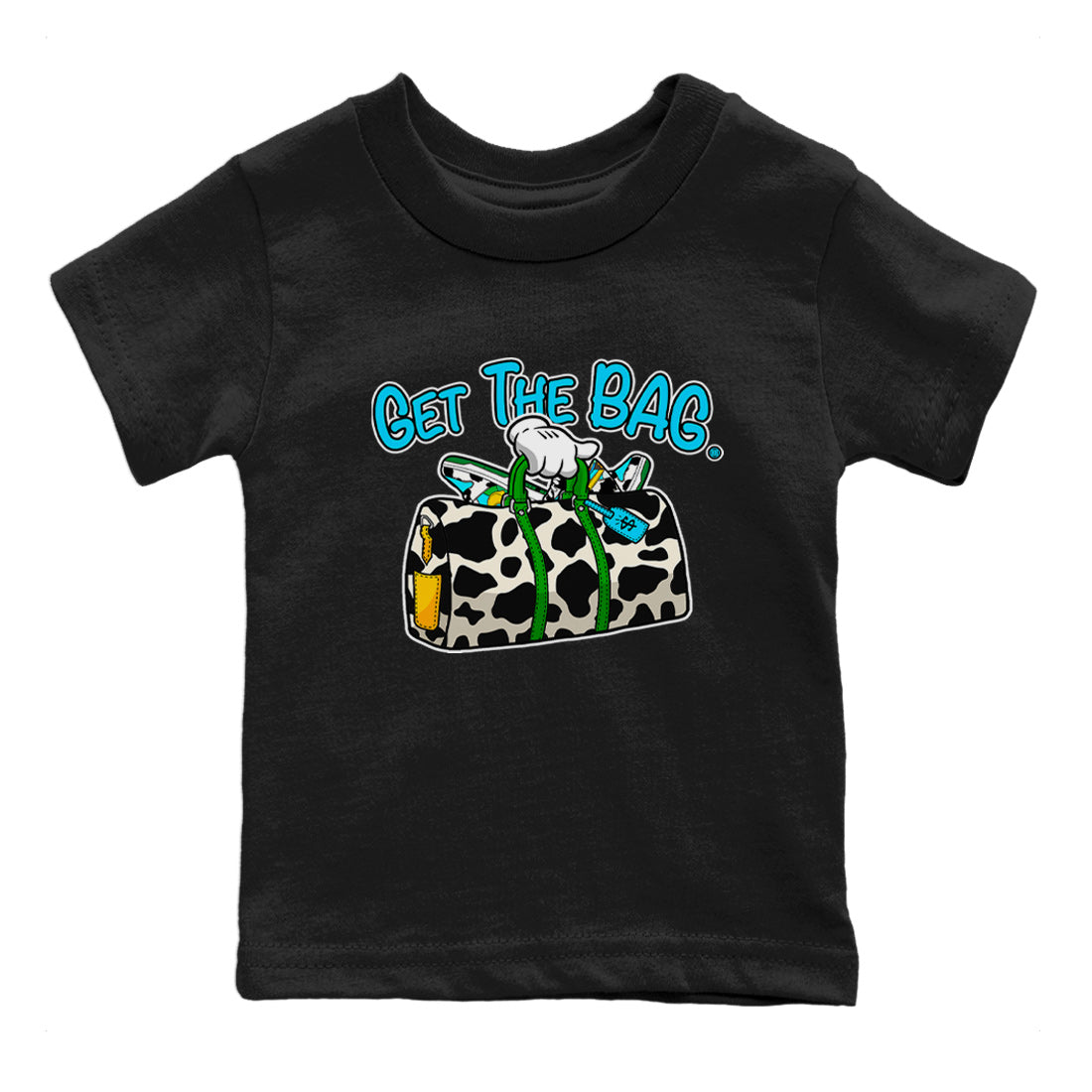 Dunk Chunky Dunky Tee Get The Bag Streetwear Sneaker Shirt Dunk Chunky Dunky Sneaker Release Tees Kids Shirts Black 2