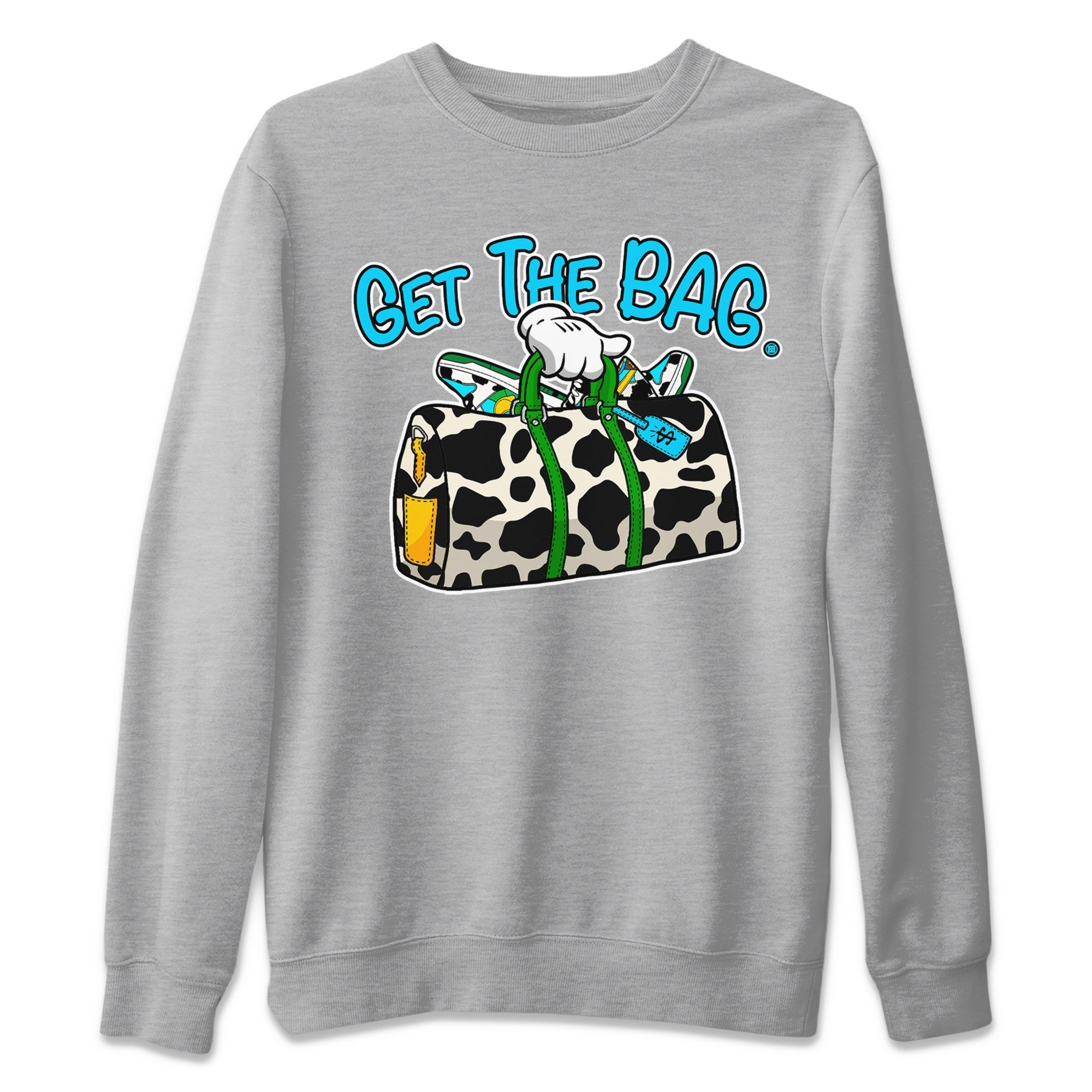 Dunk Chunky Dunky Tee Get The Bag Streetwear Sneaker Shirt Dunk Chunky Dunky Sneaker Release Tees Unisex Shirts Heather Grey 2