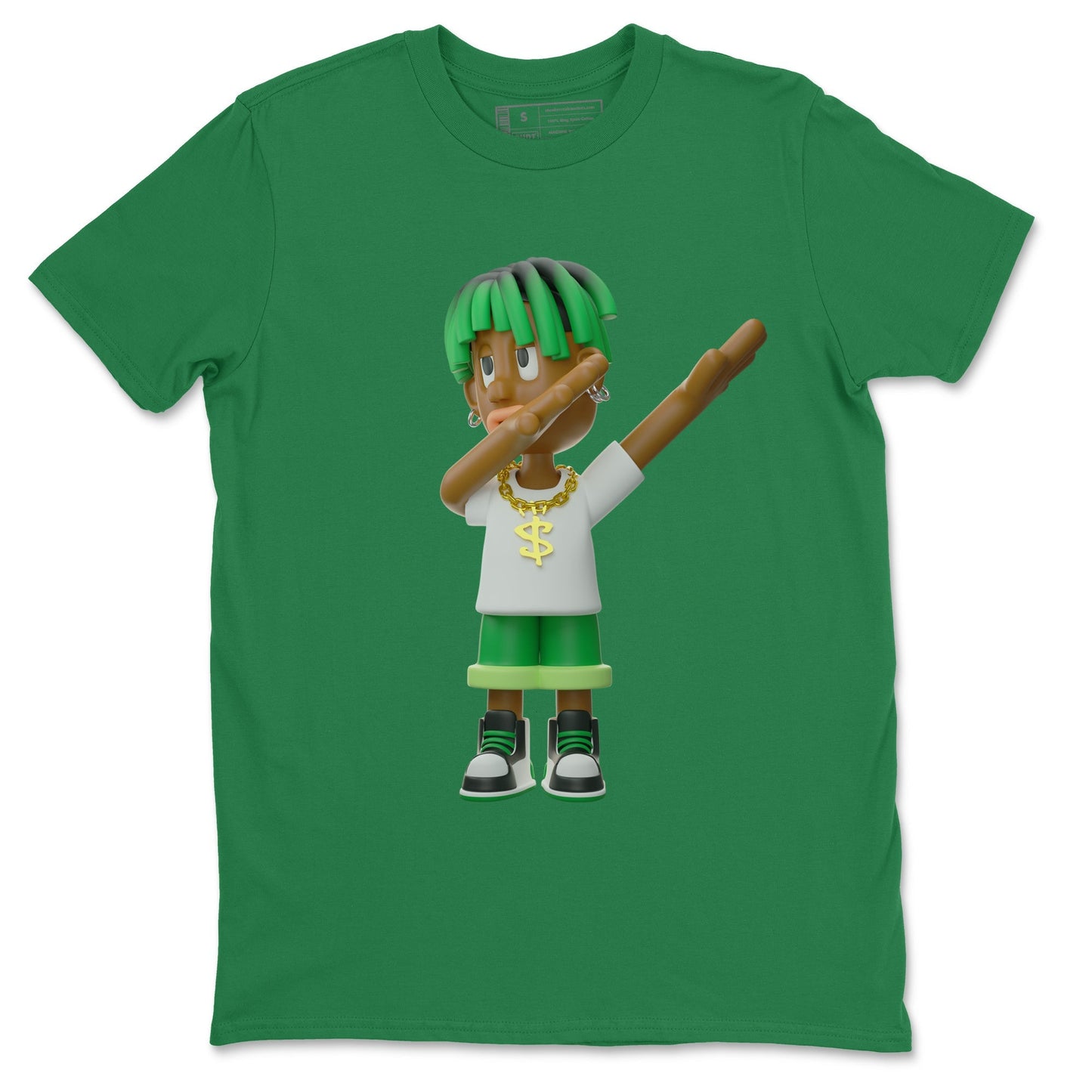 Air Jordan 1 Celtics Sneaker Tees Drip Gear Zone Get'em Boy Sneaker Tees AJ1 High OG Lucky Green Shirt Unisex Shirts Kelly Green 2