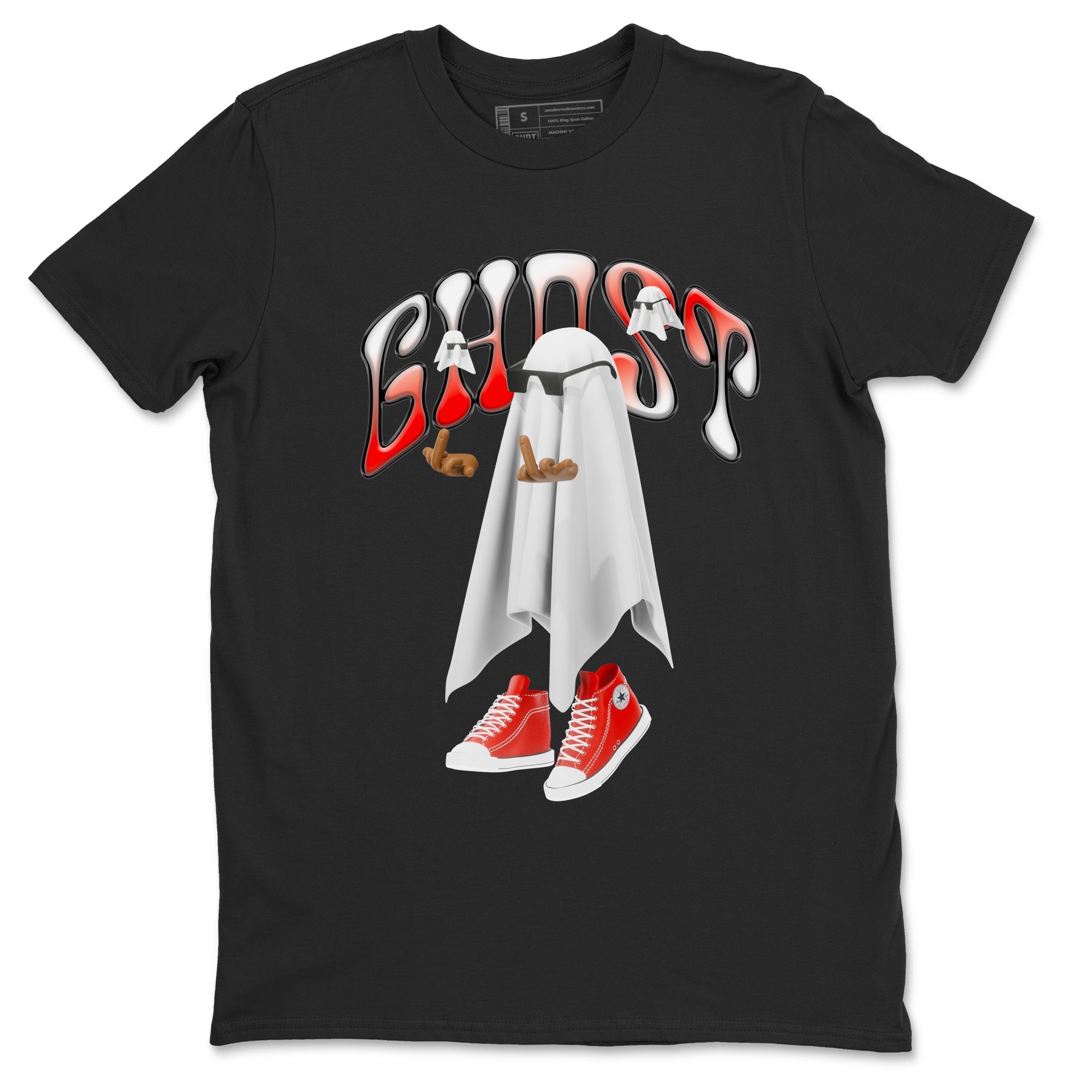 Converse High Top Red shirt to match sneakers Ghost Gang sneaker tees Shoes Match Converse High Top Red Drip Gear Zone Sneaker Tee Unisex Black 2 T-Shirt