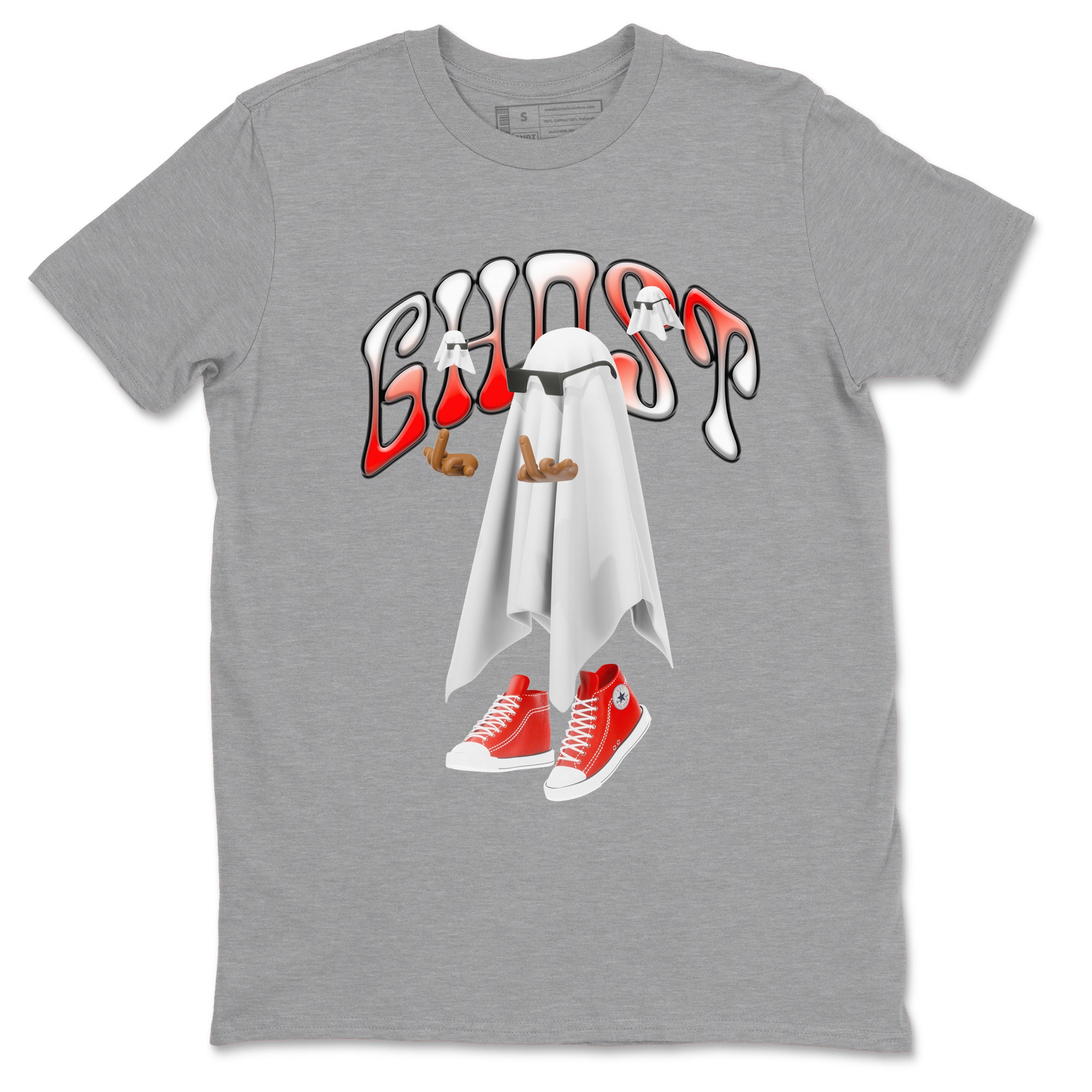 Converse High Top Red shirt to match sneakers Ghost Gang sneaker tees Shoes Match Converse High Top Red Drip Gear Zone Sneaker Tee Unisex Heather Grey 2 T-Shirt