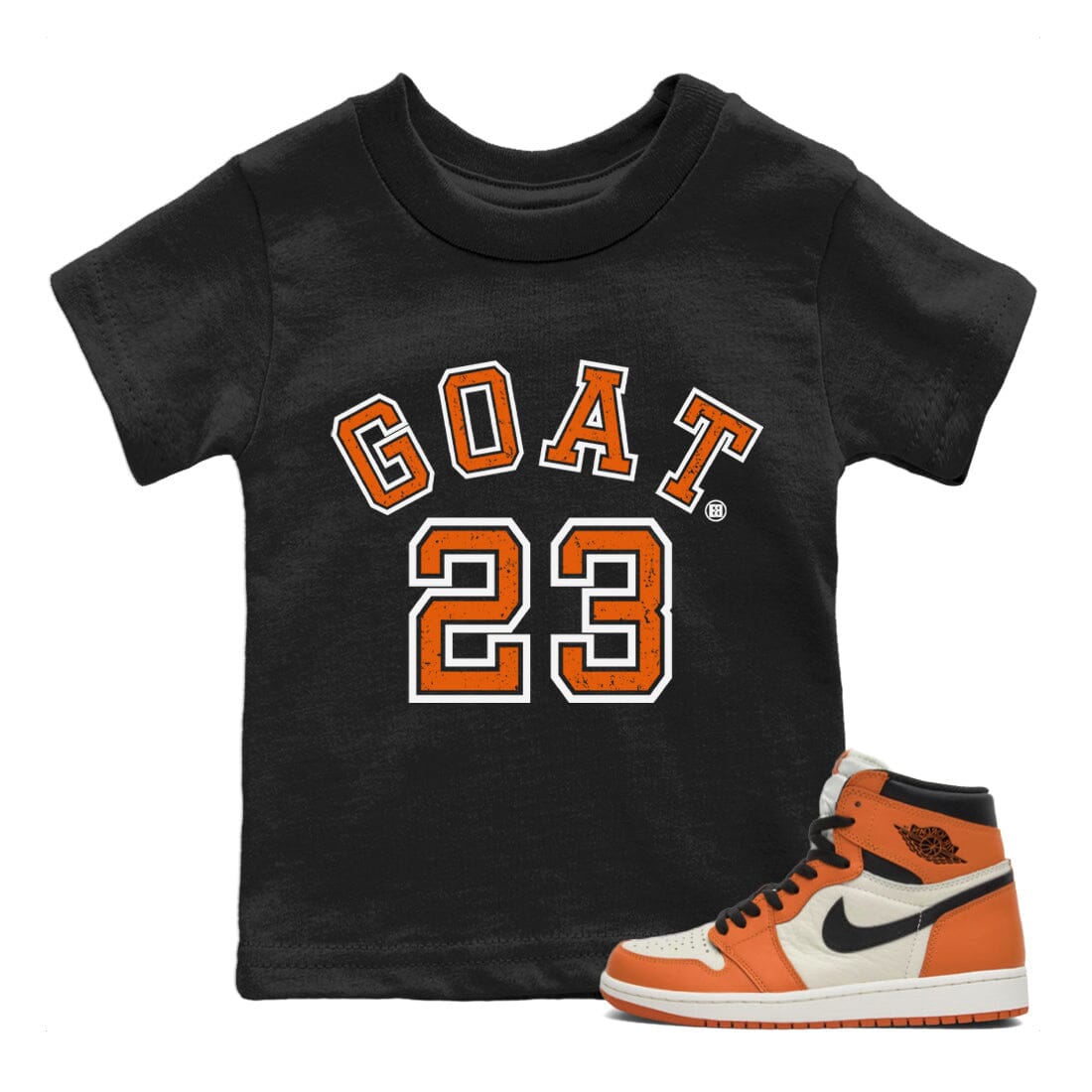 Jordan 1 Shattered Backboard Away Sneaker Matching T-Shirt Goat 23 Sneaker Tees Jordan 1 Shattered Backboard Away Sneaker Release Tees Kids Shirts