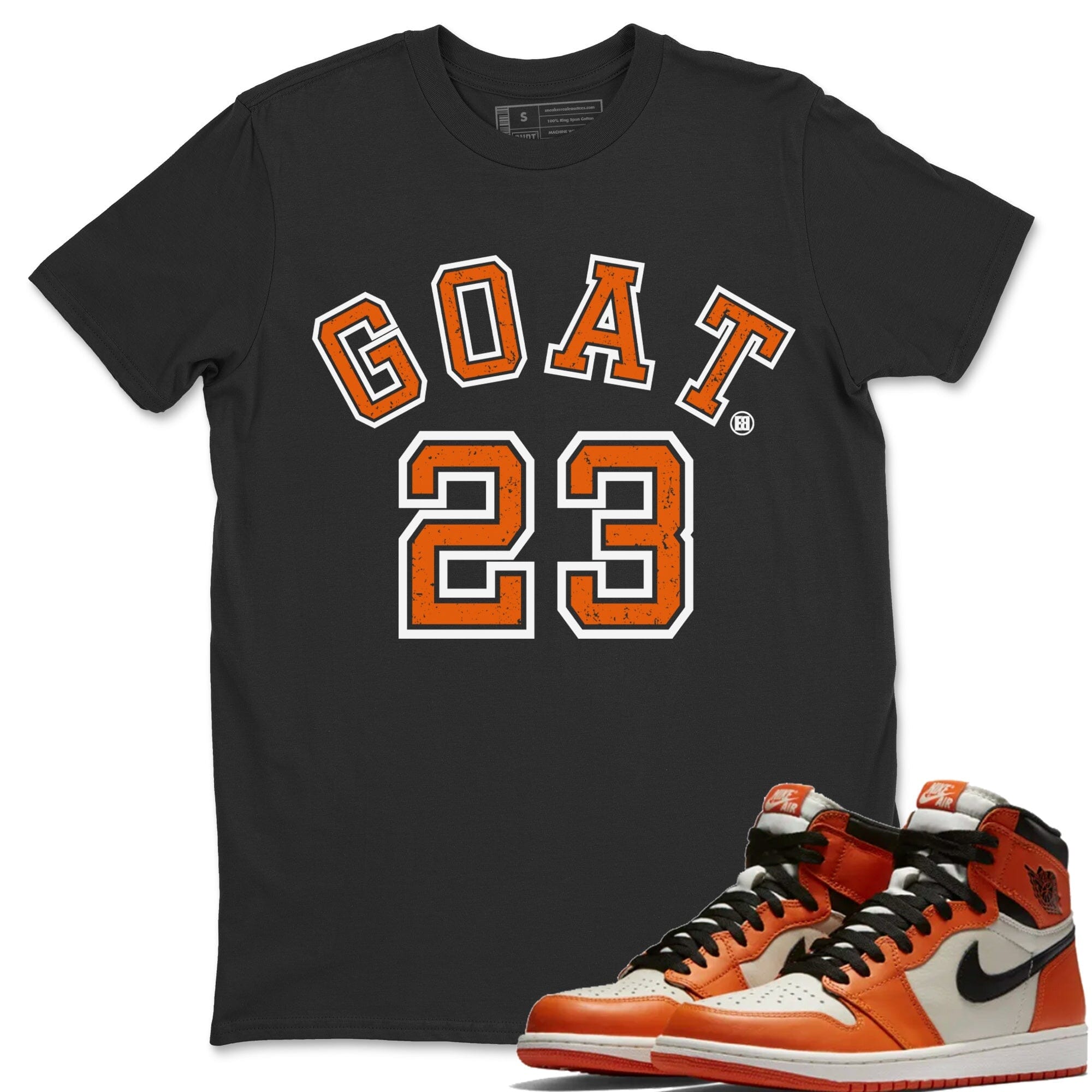 Jordan 1 Shattered Backboard Away Sneaker Matching T-Shirt Goat 23 Sneaker Tees Jordan 1 Shattered Backboard Away Sneaker Release Tees Crew Neck Tees