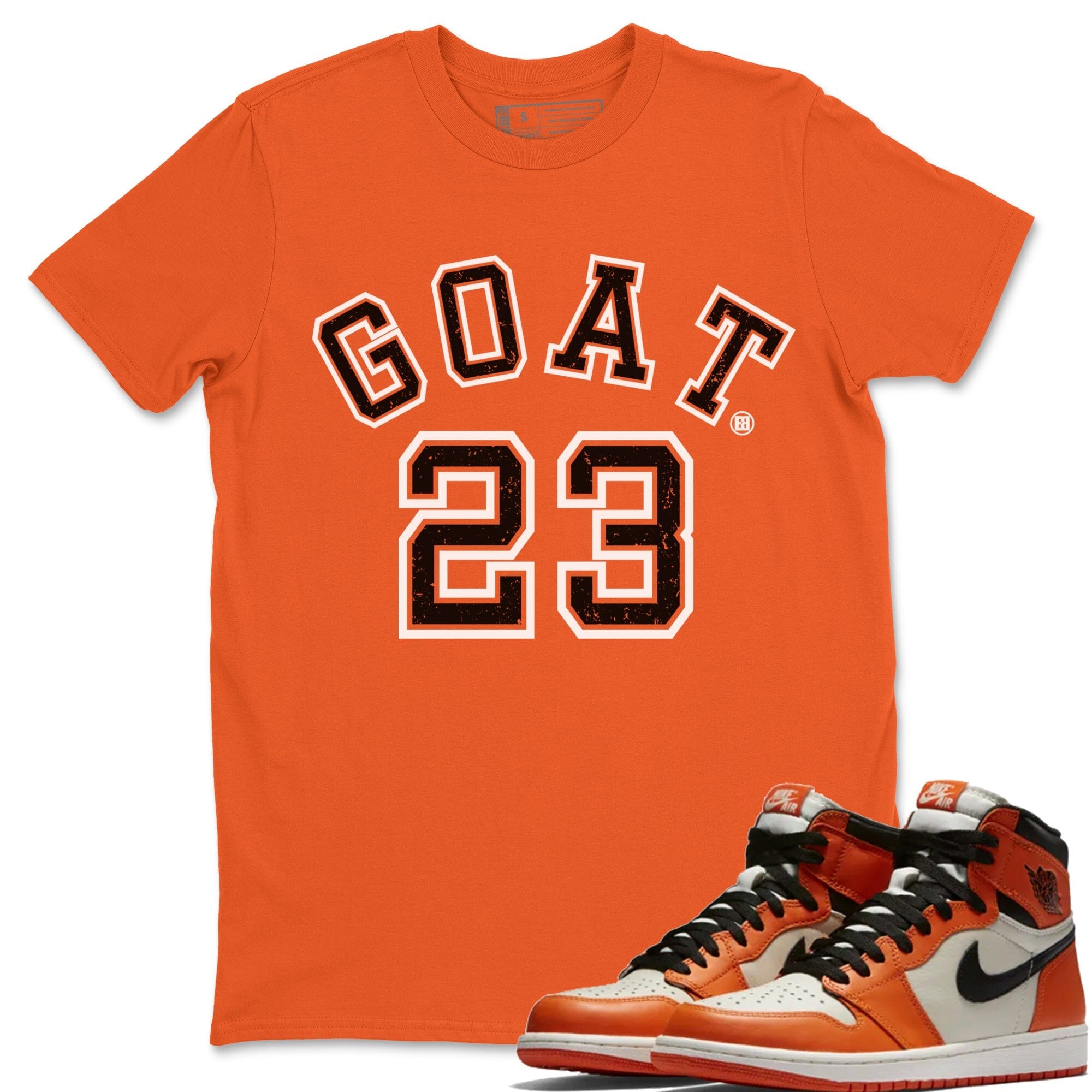 Jordan 1 Shattered Backboard Away Sneaker Matching T-Shirt Goat 23 Sneaker Tees Jordan 1 Shattered Backboard Away Sneaker Release Tees Crew Neck Tees