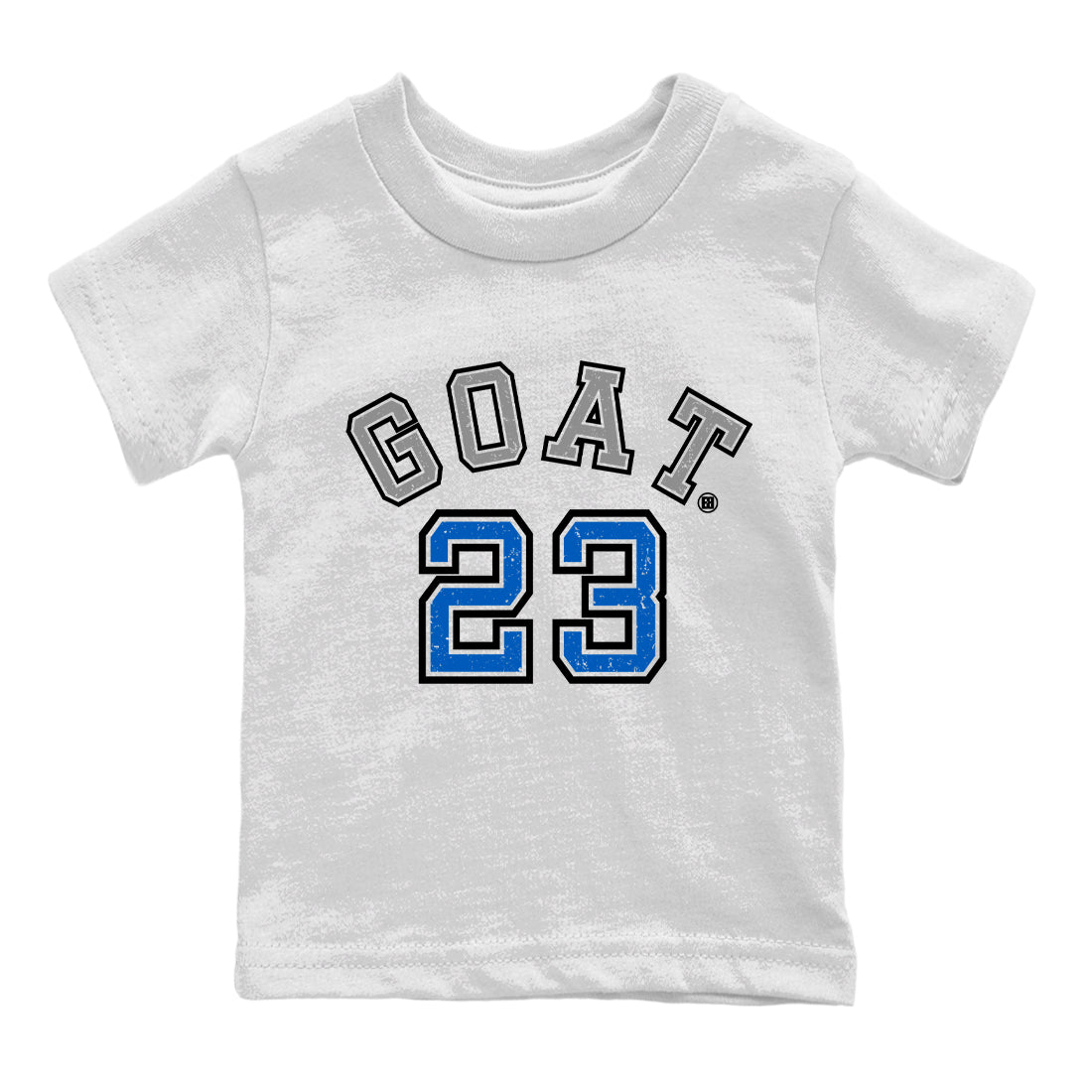 Jordan 1 True Blue Sneaker Matching T-Shirt Goat 23 Sneaker Tees Jordan 1 True Blue Sneaker Release Tees Kids Shirts