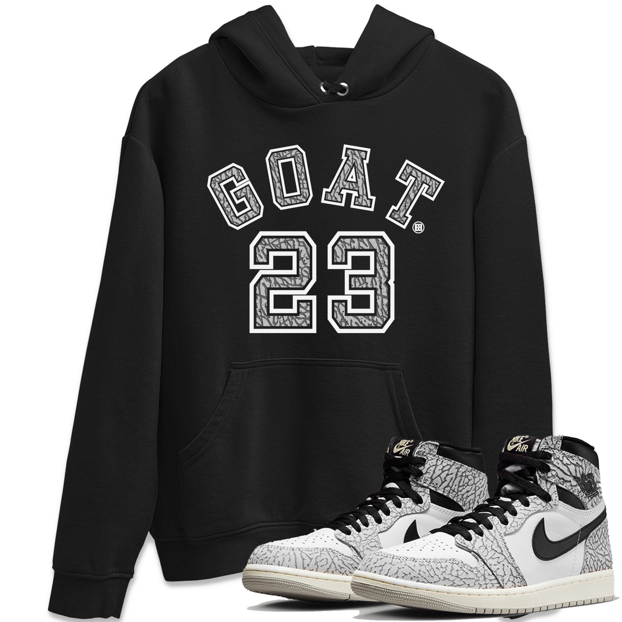 Jordan 1 White Cement Shirt To Match Jordans Goat 23 Sneaker Tees Jordan 1 White Cement Drip Gear Zone Sneaker Matching Clothing Unisex Shirts