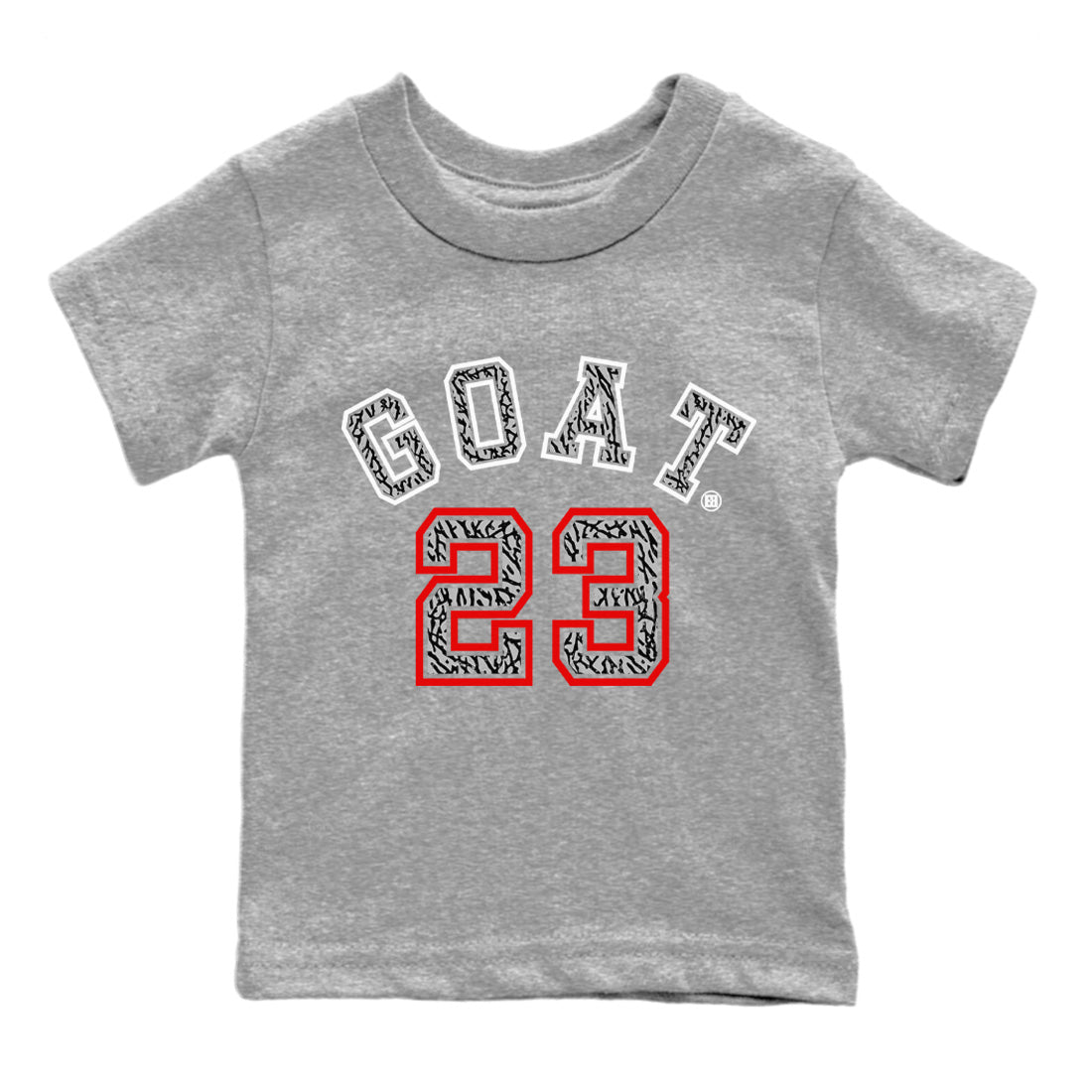 Air Jordan 3 White Cement Shirt To Match Jordans Goat 23 Sneaker Tees Air Jordan 3 Retro White Cement Drip Gear Zone Sneaker Matching Clothing Kids Shirts Heather Grey 2
