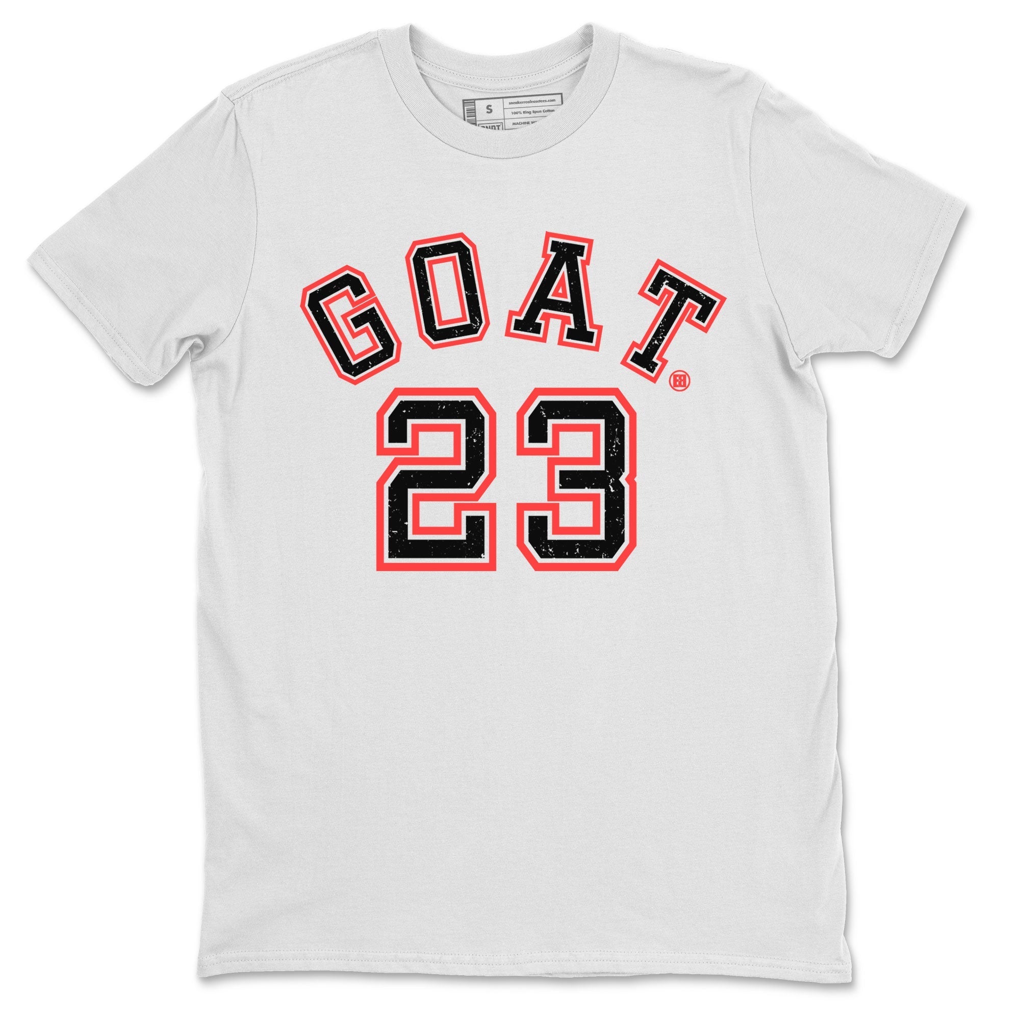 Air Jordan 7 White Infrared Sneaker Match Tees Goat 23 Streetwear Sneaker Shirt 7s White Infrared Drip Gear Zone Sneaker Matching Clothing Unisex Shirts White 2