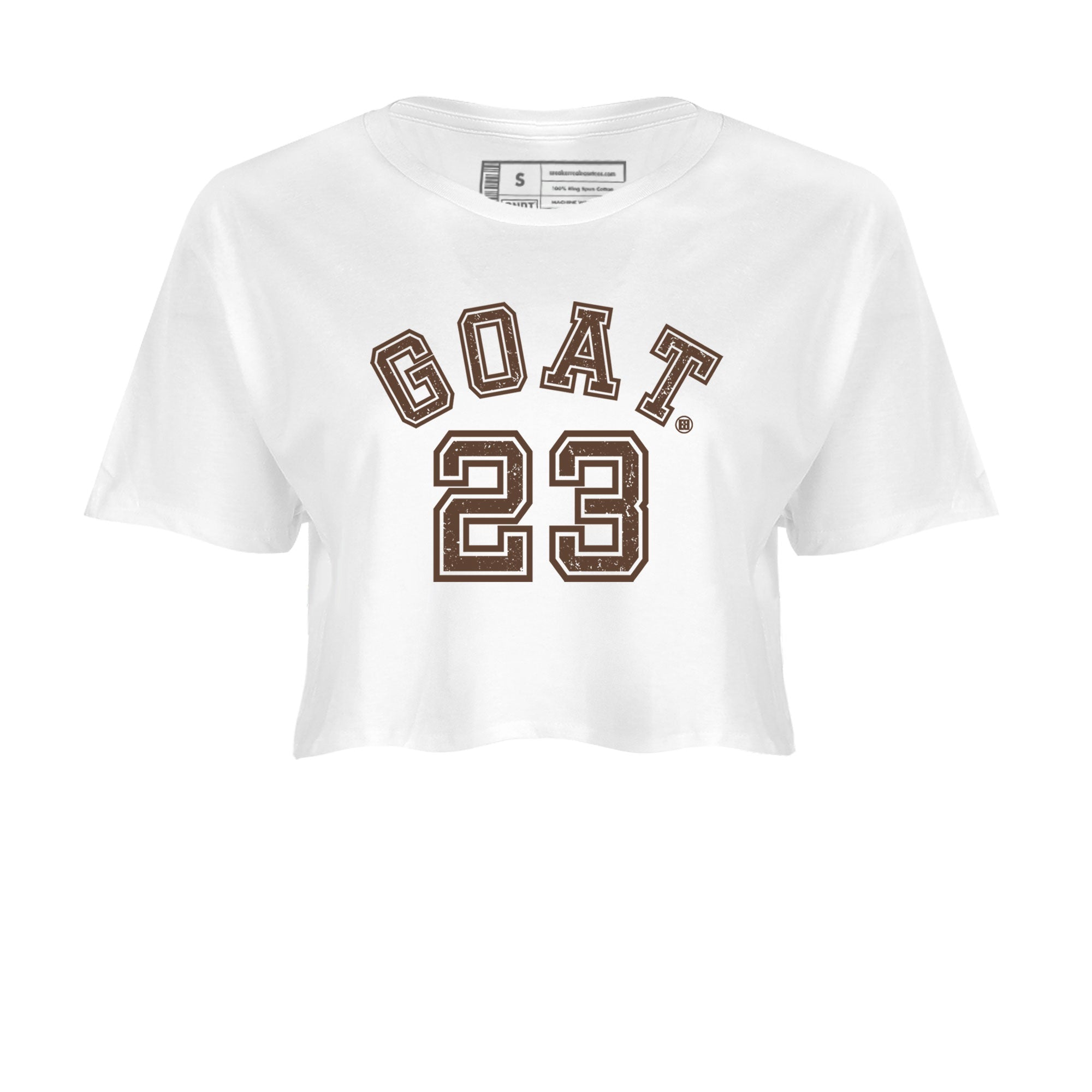 Dunk Low WMNS Cacao Wow sneaker sneaker shirt to match jordans Goat 23 sneaker match tees Dunk Cacao Wow Drip Gear Zone White 2 Crop T-Shirt
