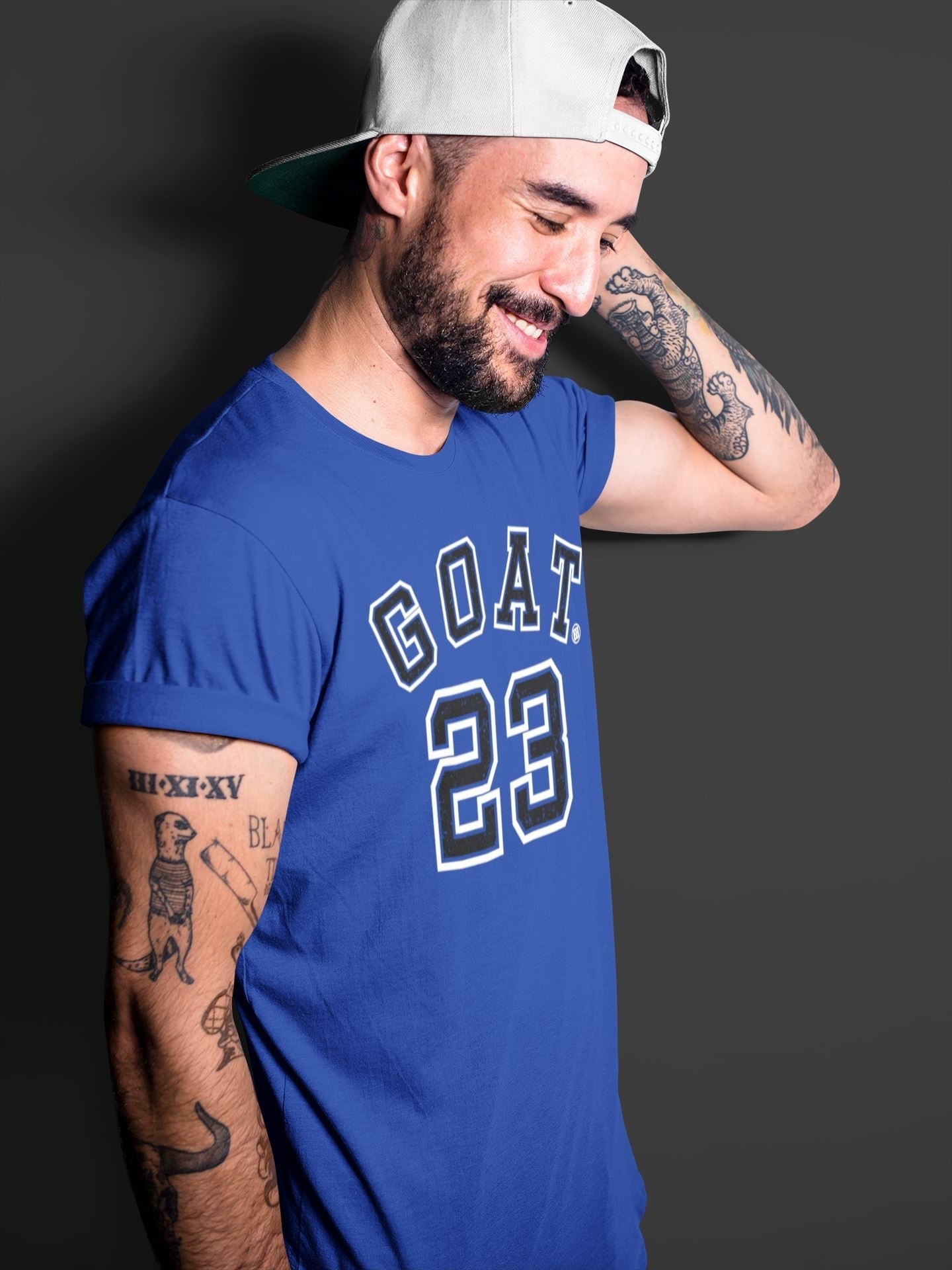 Jordan 1 Dark Marina Blue Sneaker Matching T-Shirt Goat 23 Sneaker Tees Jordan 1 Dark Marina Blue Sneaker Release Tees Crew Neck Tees