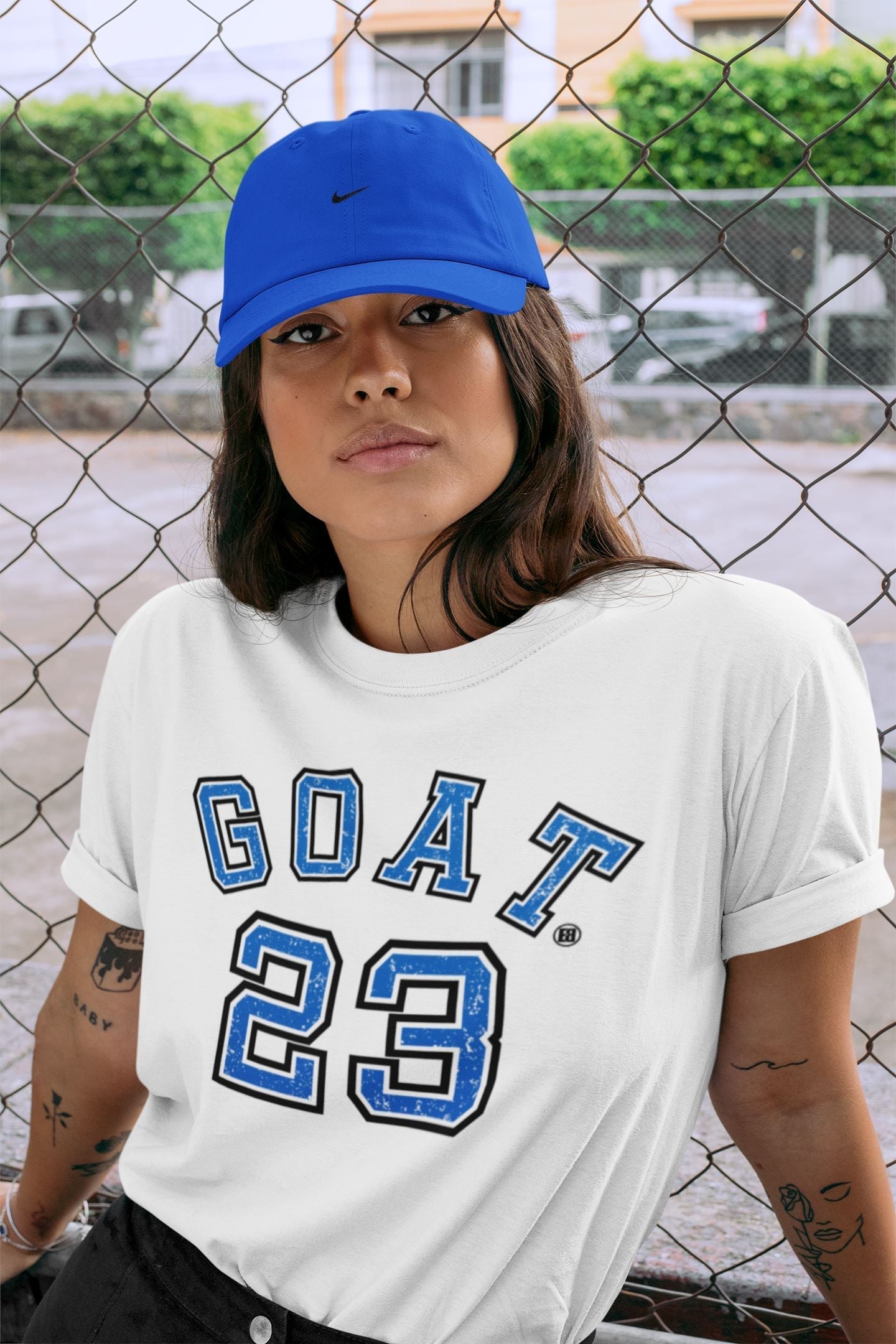 Jordan 1 Dark Marina Blue Sneaker Matching T-Shirt Goat 23 Sneaker Tees Jordan 1 Dark Marina Blue Sneaker Release Tees Crew Neck Tees