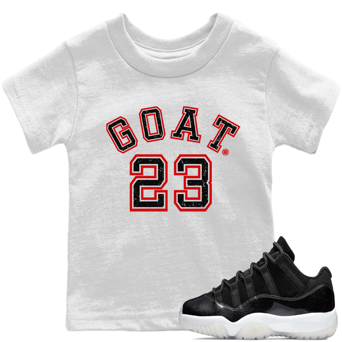 Jordan 11 72-10 Sneaker Matching T-Shirt Goat 23 Sneaker Tees Jordan 11 72-10 Sneaker Release Tees Kids Shirts