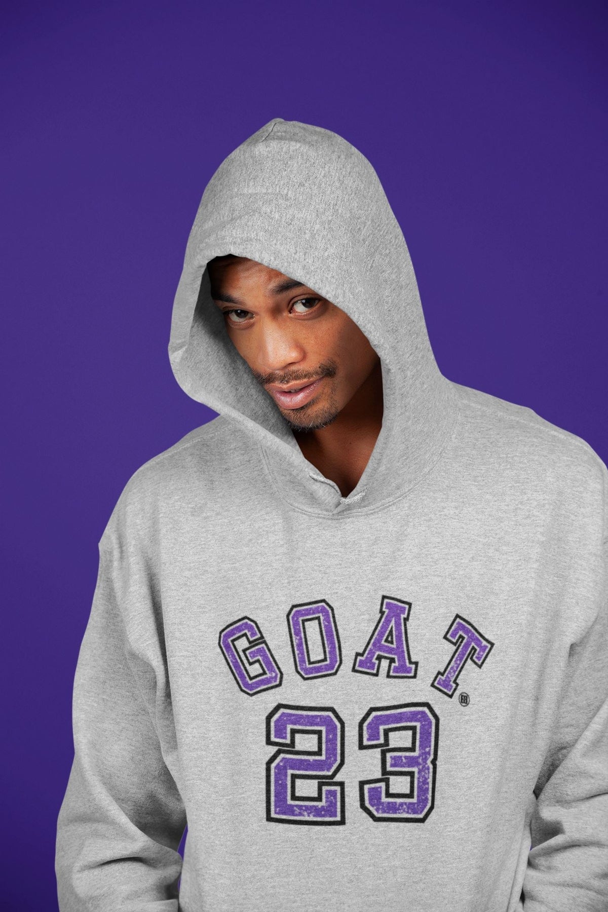 Jordan 13 Court Purple Sneaker Matching T-Shirt Goat 23 Sneaker Tees Jordan 13 Court Purple Sneaker Release Tees Crew Neck Tees