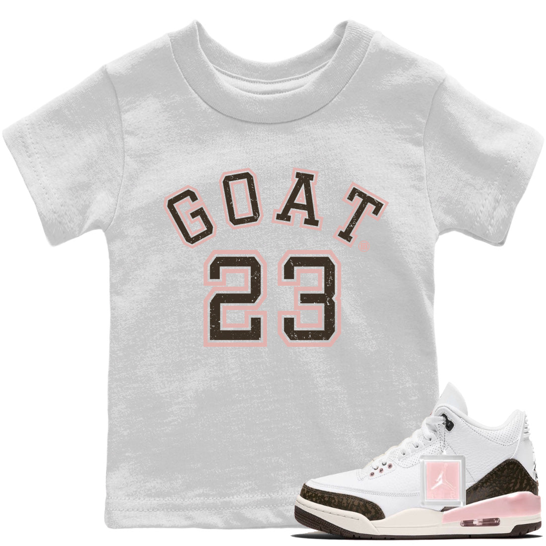 Jordan 3 Atmosphere Sneaker Matching T-Shirt Goat 23 Sneaker Tees Jordan 3 Atmosphere Sneaker Release Tees Kids Shirts