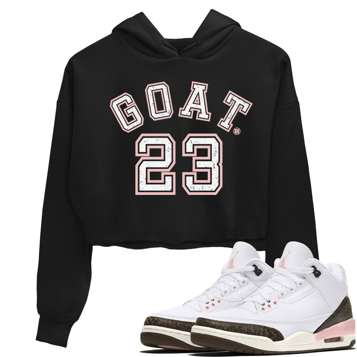Jordan 3 Atmosphere Sneaker Matching T-Shirt Goat 23 Sneaker Tees Jordan 3 Atmosphere Sneaker Release Tees Women's Shirts
