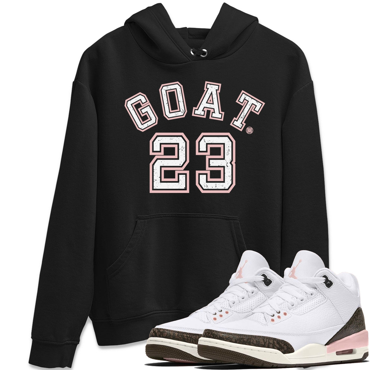 Jordan 3 Atmosphere Sneaker Matching T-Shirt Goat 23 Sneaker Tees Jordan 3 Atmosphere Sneaker Release Tees Crew Neck Tees