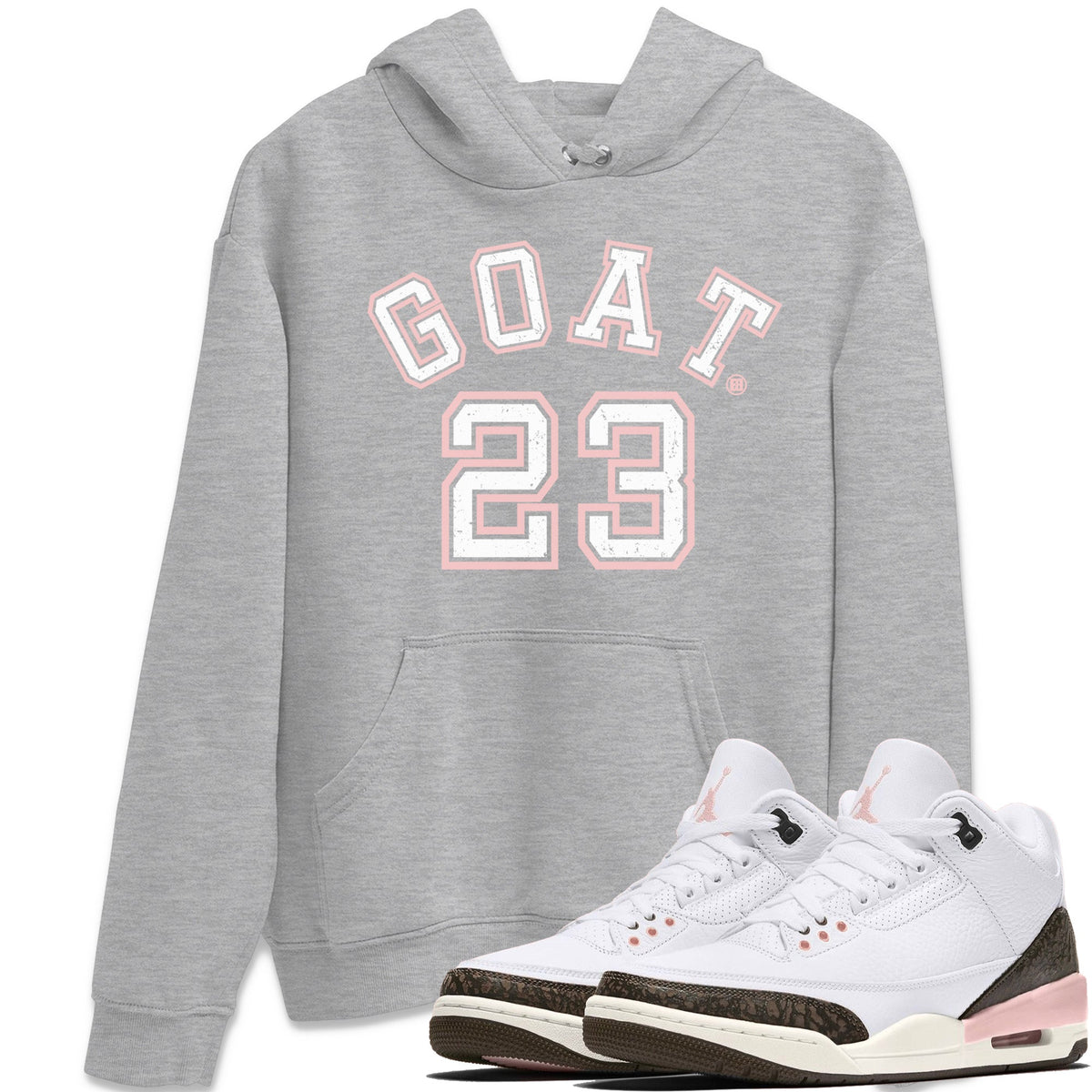 Jordan 3 Atmosphere Sneaker Matching T-Shirt Goat 23 Sneaker Tees Jordan 3 Atmosphere Sneaker Release Tees Crew Neck Tees