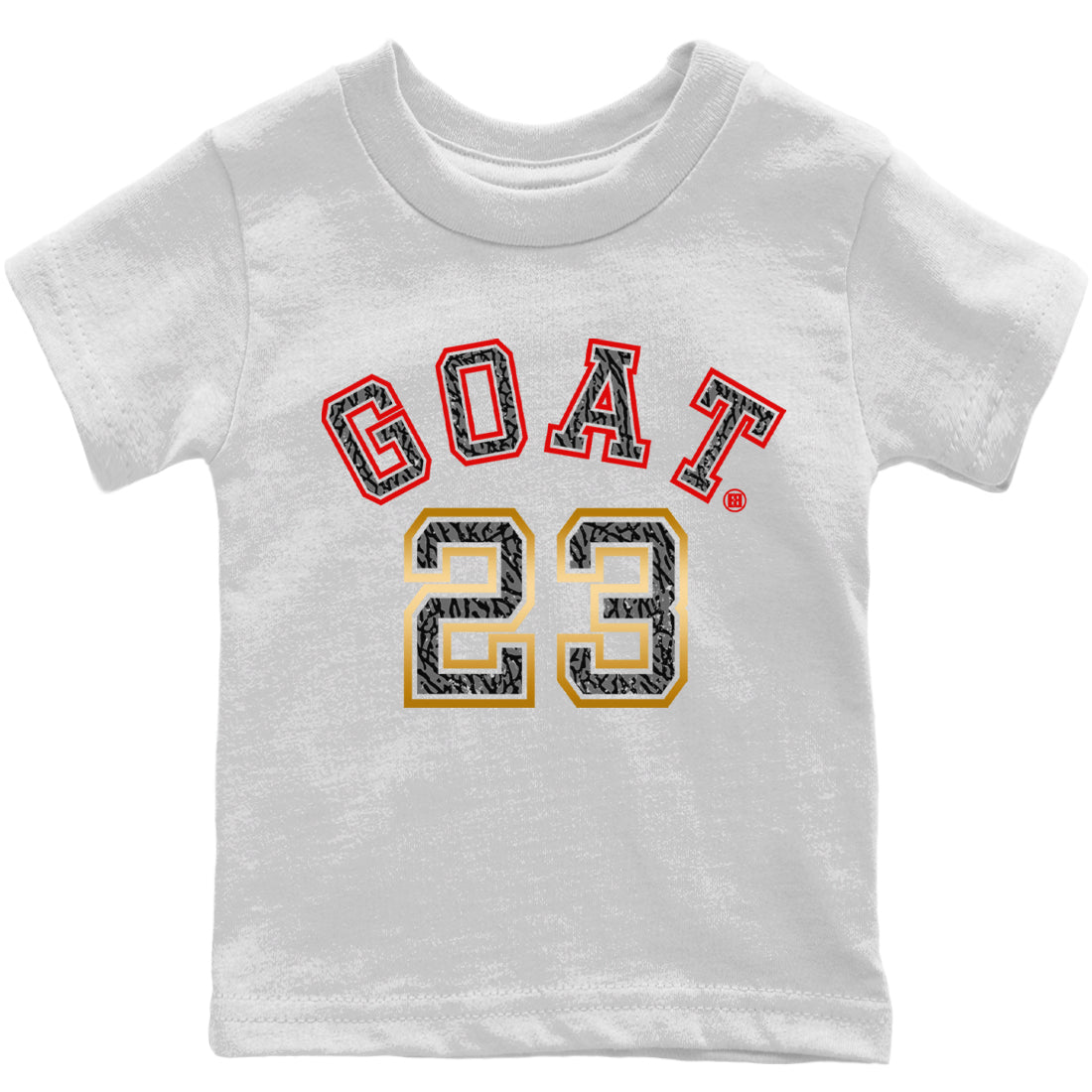 Jordan 3 Black Gold Sneaker Matching T-Shirt Goat 23 Sneaker Tees Jordan 3 Black Gold Sneaker Release Tees Kids Shirts