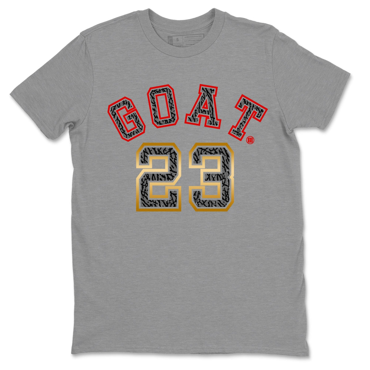 Jordan 3 Black Gold Sneaker Matching T-Shirt Goat 23 Sneaker Tees Jordan 3 Black Gold Sneaker Release Tees Crew Neck Tees