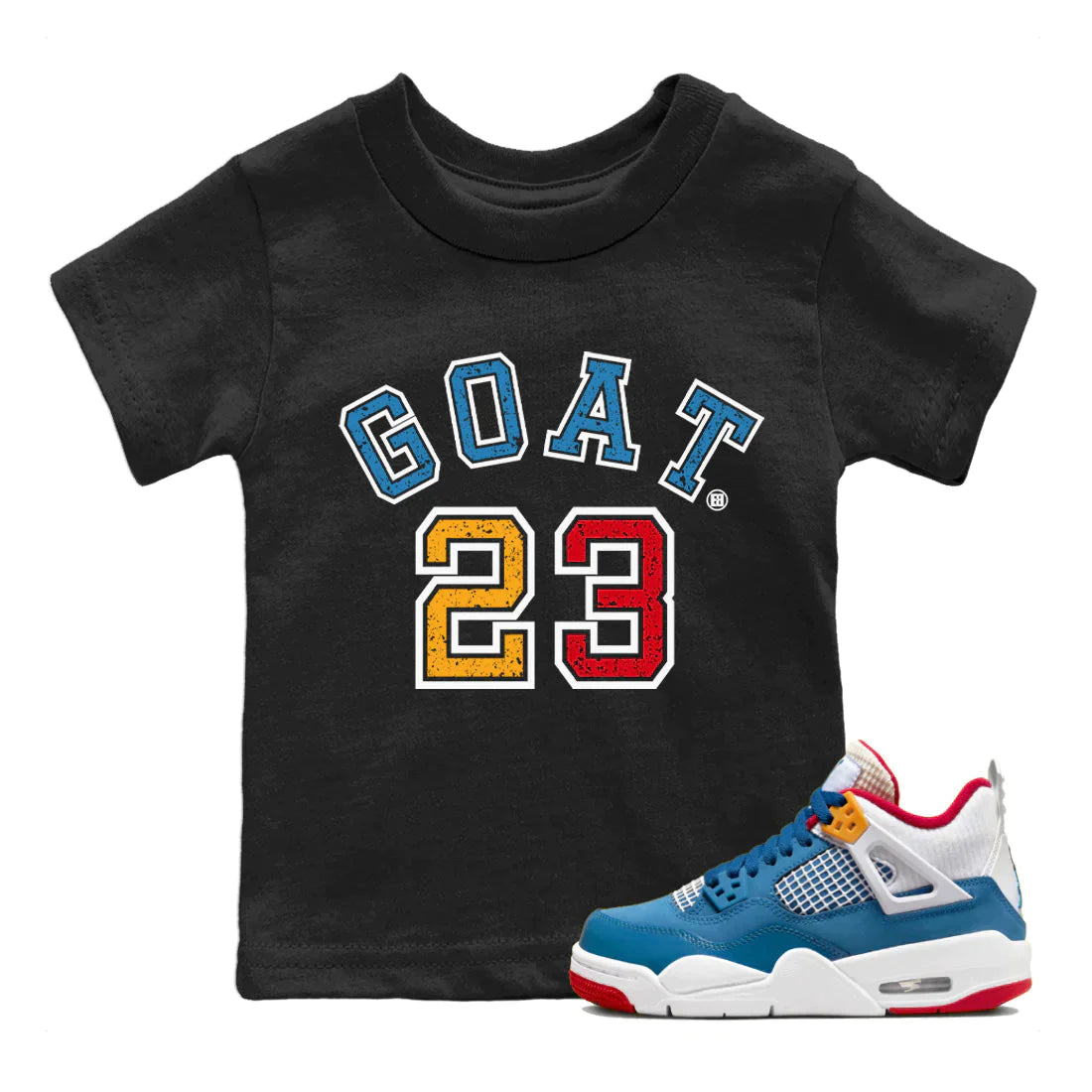 Jordan 4 Messy Room Sneaker Matching T-Shirt Goat 23 Sneaker Tees Jordan 4 Messy Room Sneaker Release Tees Kids Shirts